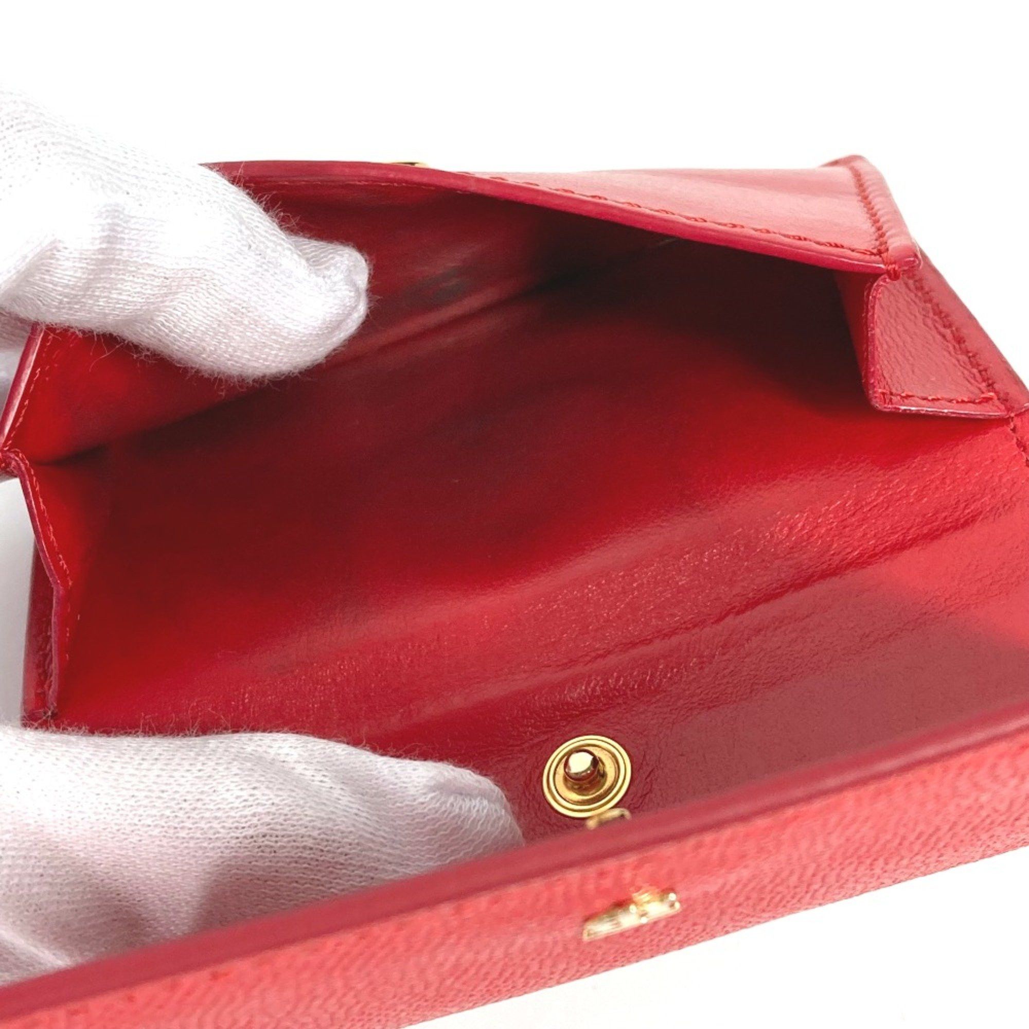 Burberry Burberry Wallet Compact Wallet Folded wallet Red Size ONE SIZE - 9 Thumbnail