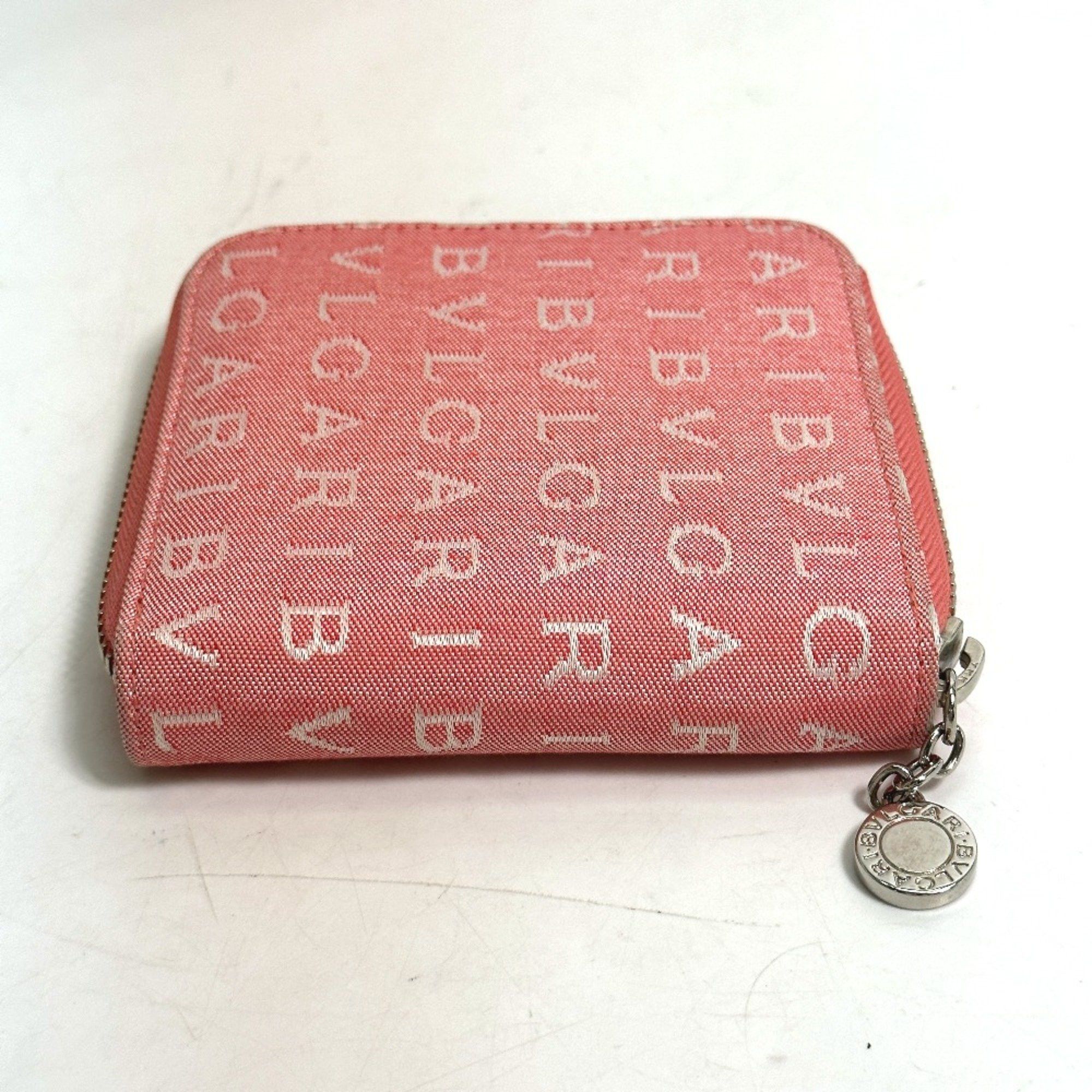 Bvlgari Bvlgari Logo mania Zip Around Folded wallet pink White Size ONE SIZE - 7 Thumbnail
