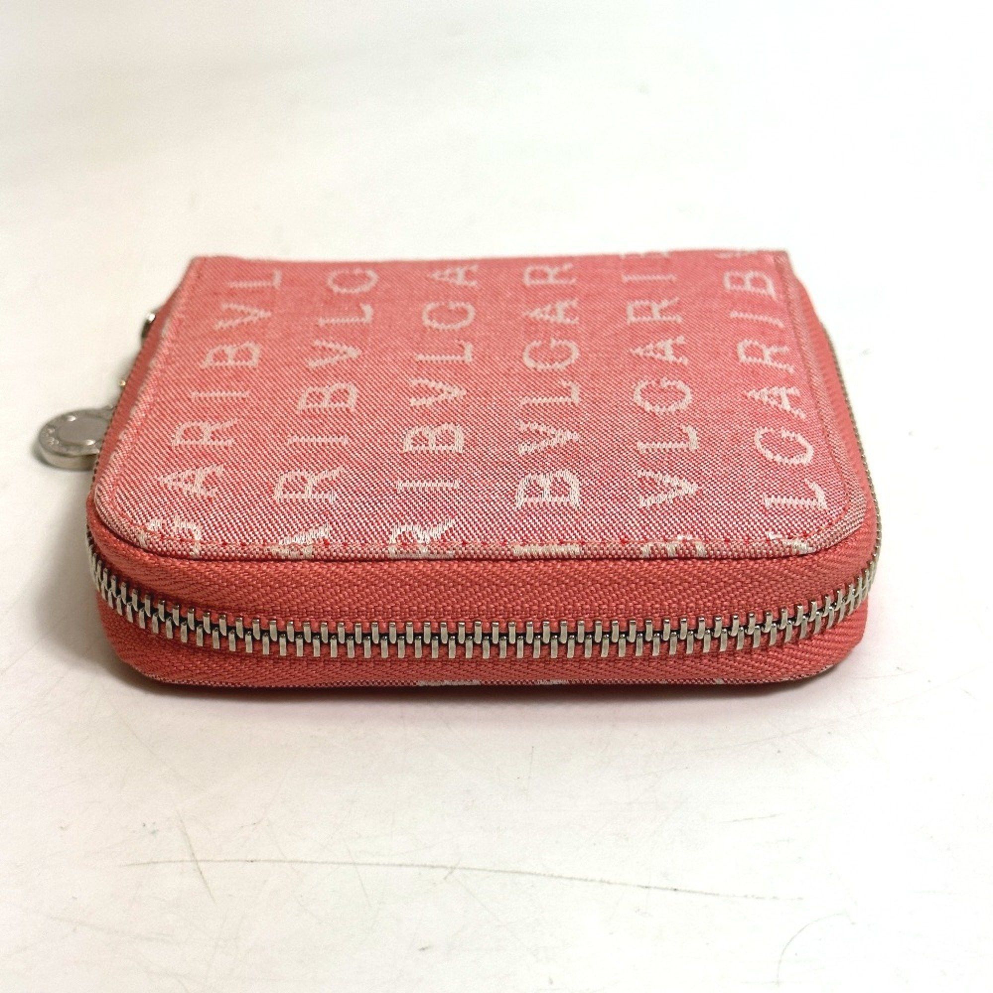 Bvlgari Bvlgari Logo mania Zip Around Folded wallet pink White Size ONE SIZE - 4 Thumbnail
