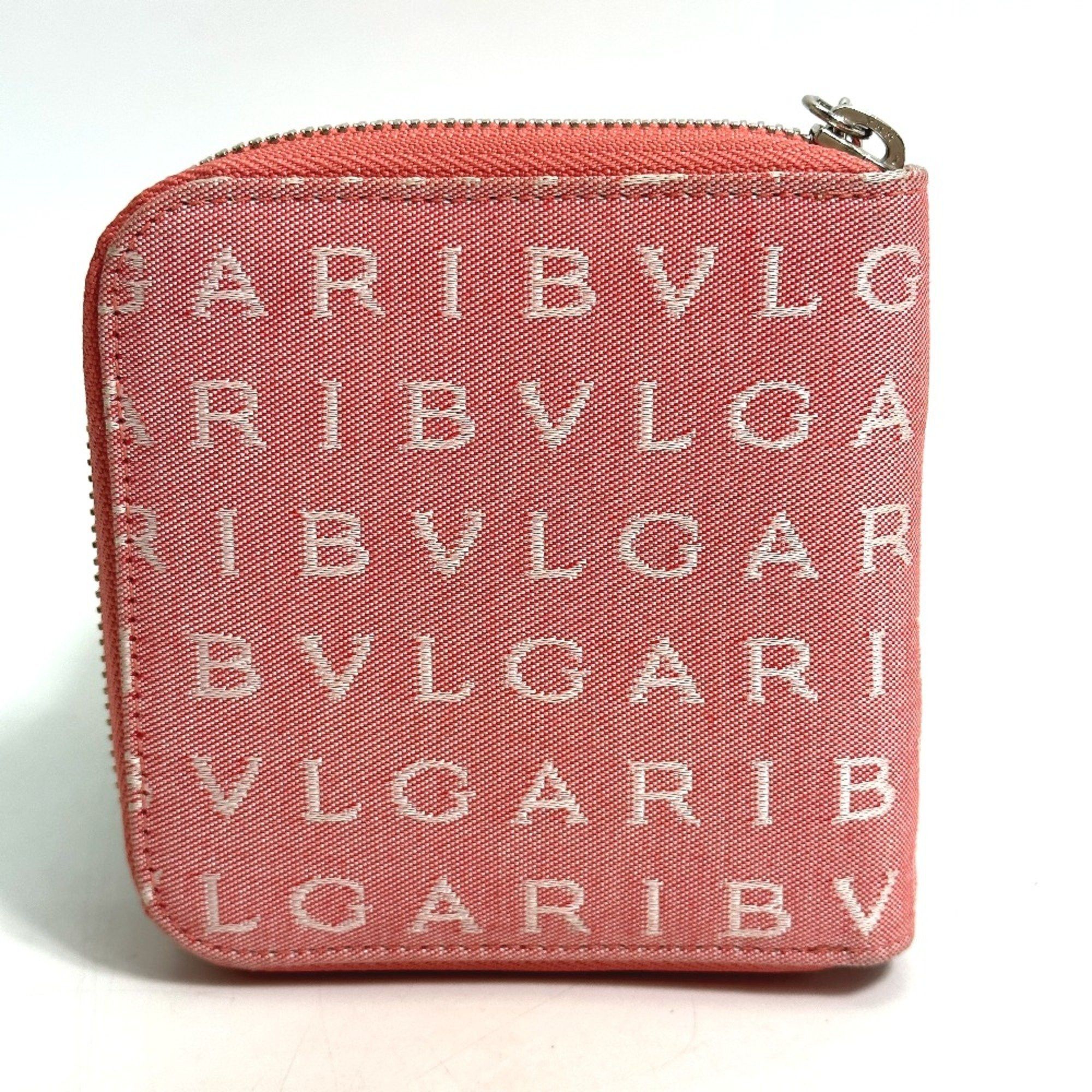 Bvlgari Bvlgari Logo mania Zip Around Folded wallet pink White Size ONE SIZE - 2 Thumbnail