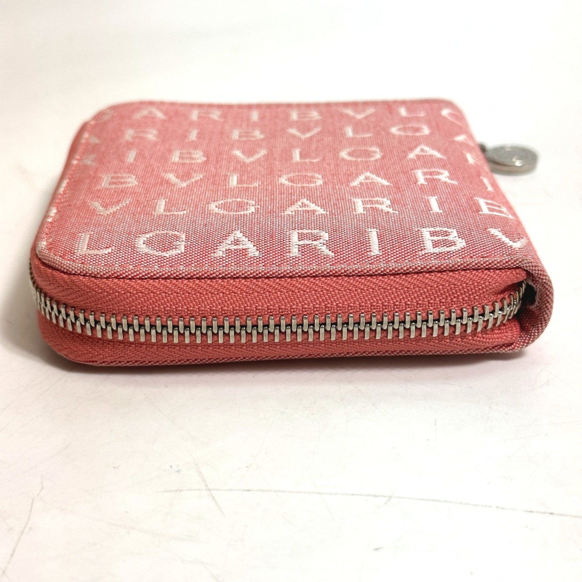 Bvlgari Bvlgari Logo mania Zip Around Folded wallet pink White Size ONE SIZE - 3 Thumbnail