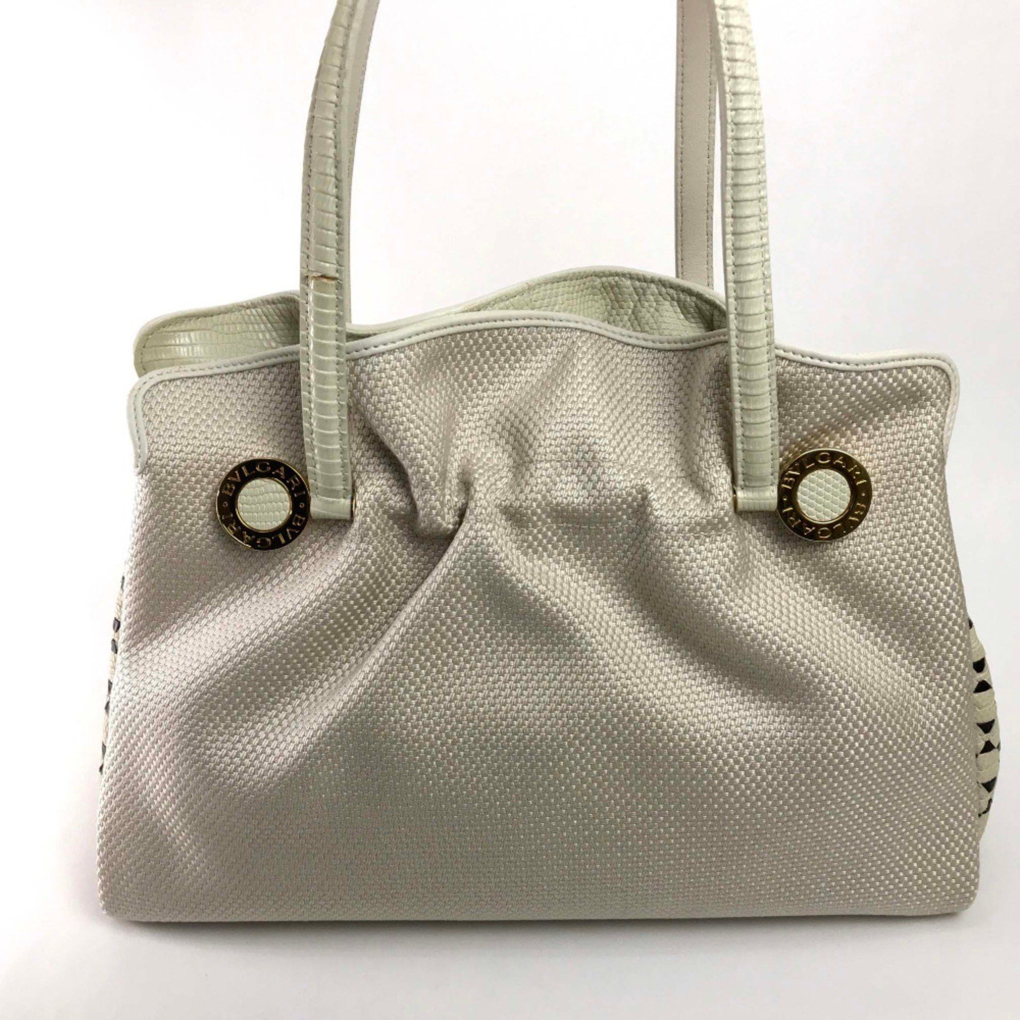 Bvlgari Bvlgari B-zero1 Bag Shoulder Bag Hand Bag Beige Black Size ONE SIZE - 2 Thumbnail