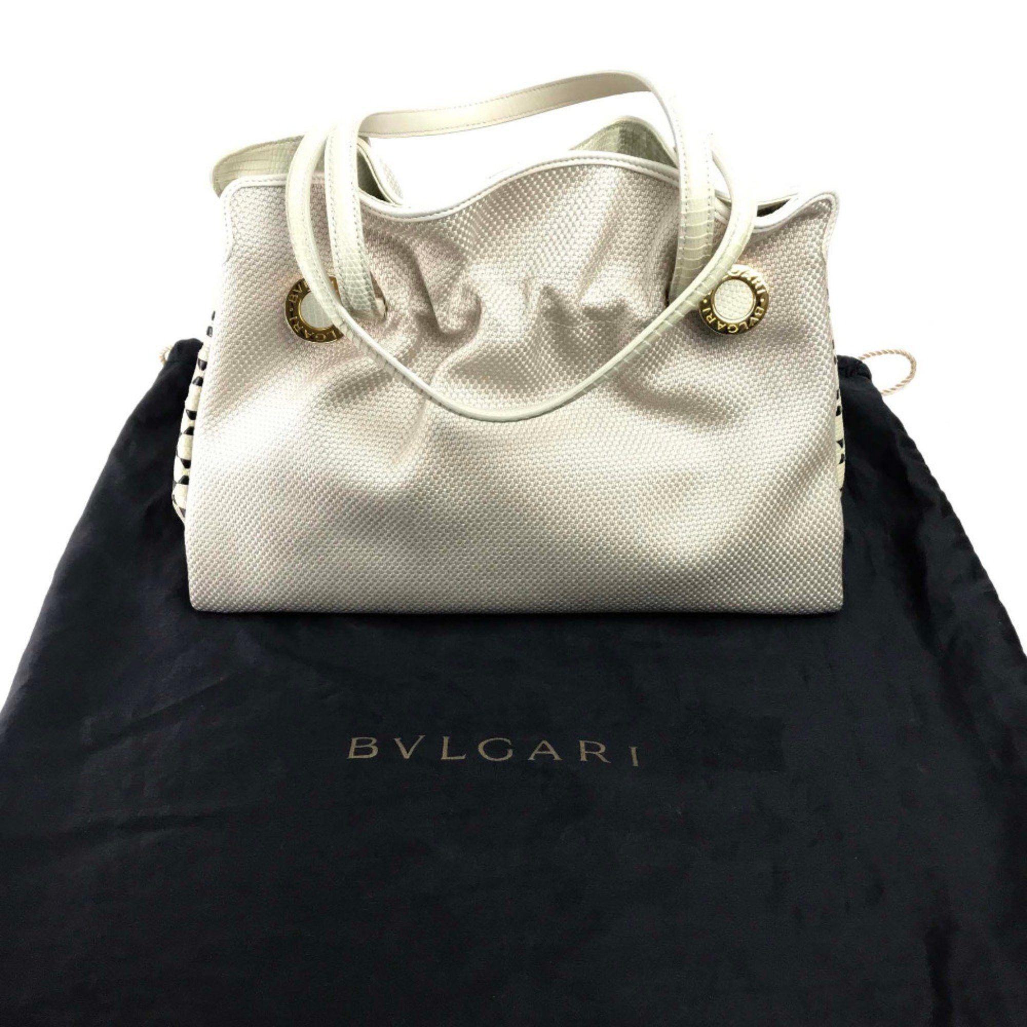 Bvlgari Bvlgari B-zero1 Bag Shoulder Bag Hand Bag Beige Black Size ONE SIZE - 11 Thumbnail