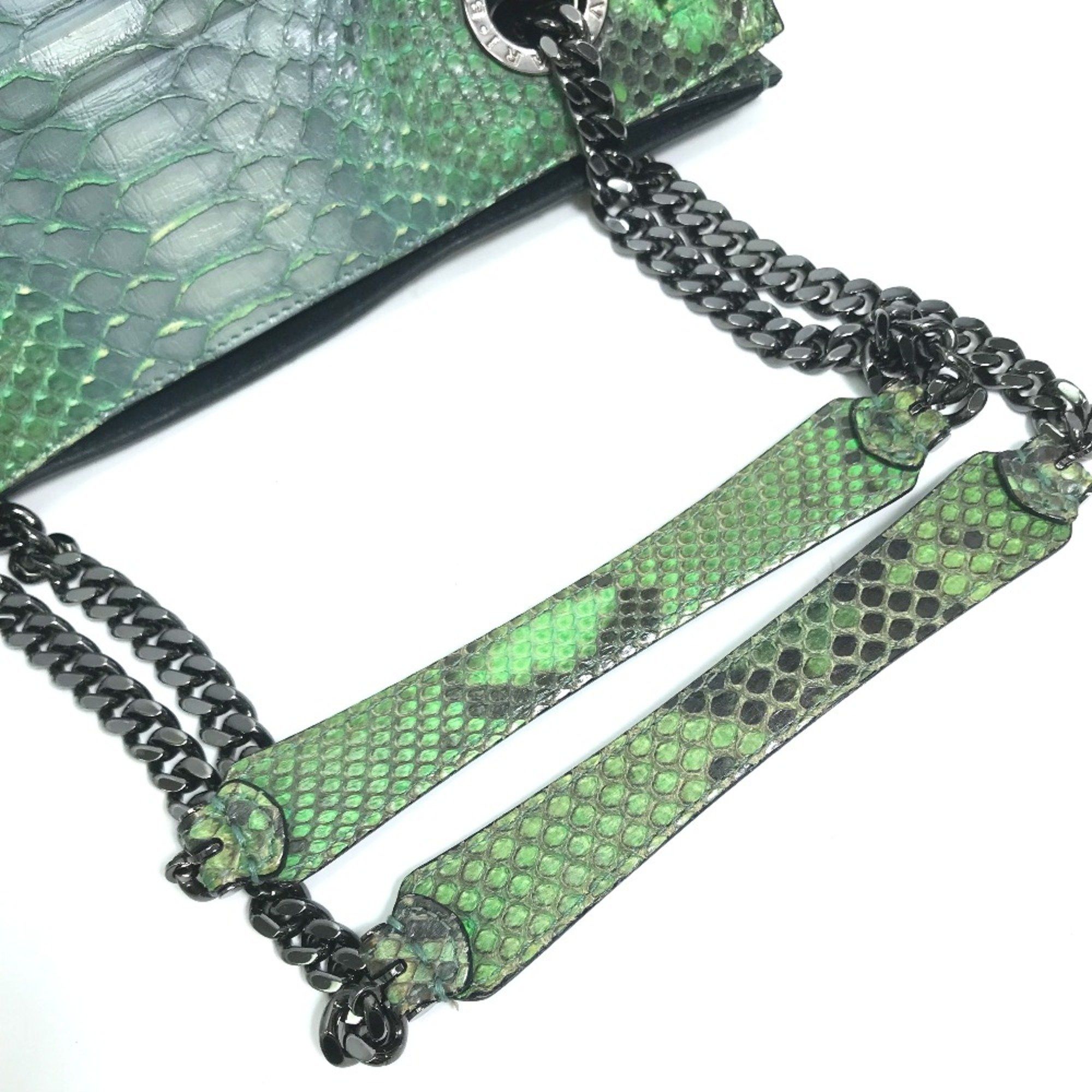 Bvlgari Bvlgari Tote Bag Chain bag shoulder Shoulder Bag Green Size ONE SIZE - 9 Thumbnail