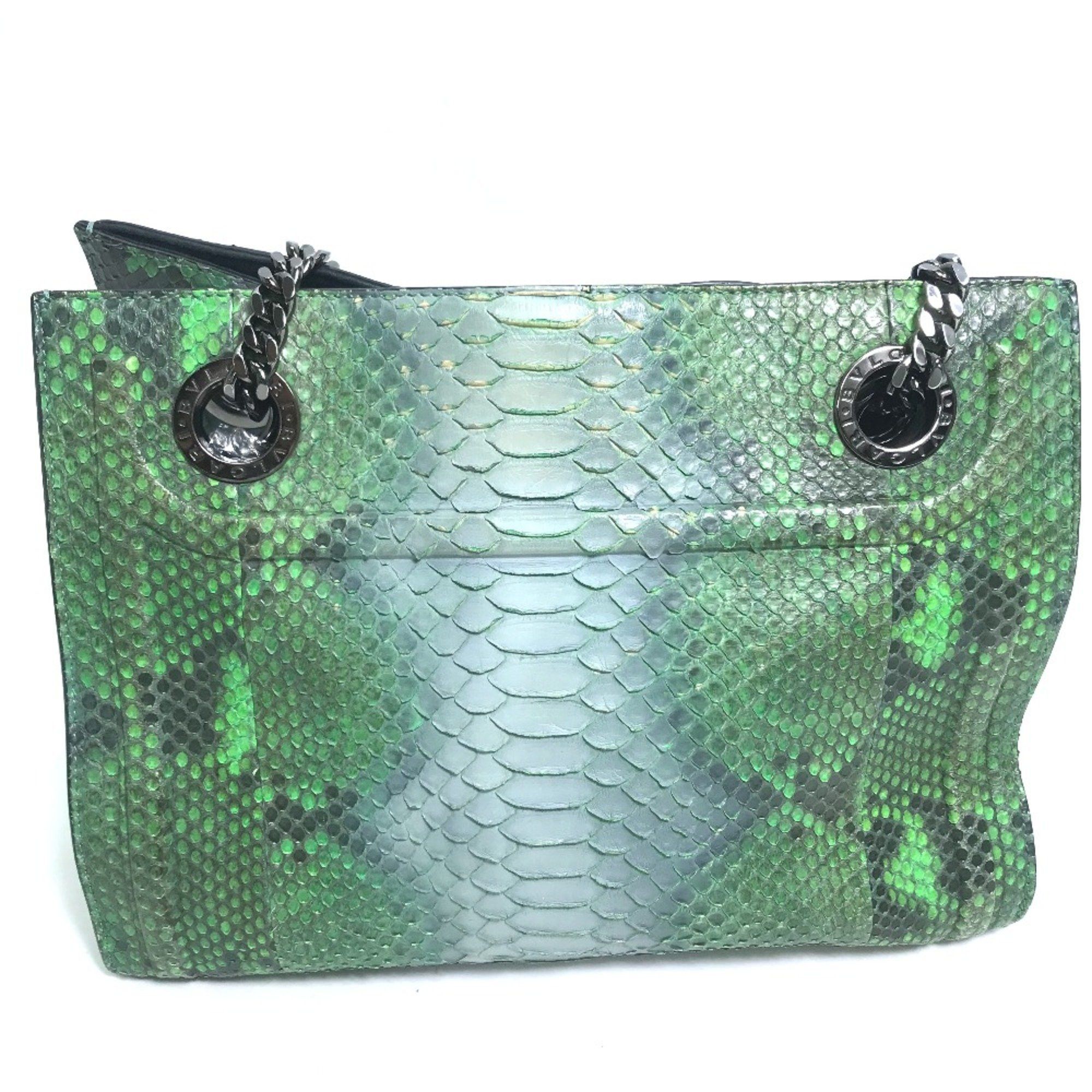Bvlgari Bvlgari Tote Bag Chain bag shoulder Shoulder Bag Green Size ONE SIZE - 4 Thumbnail
