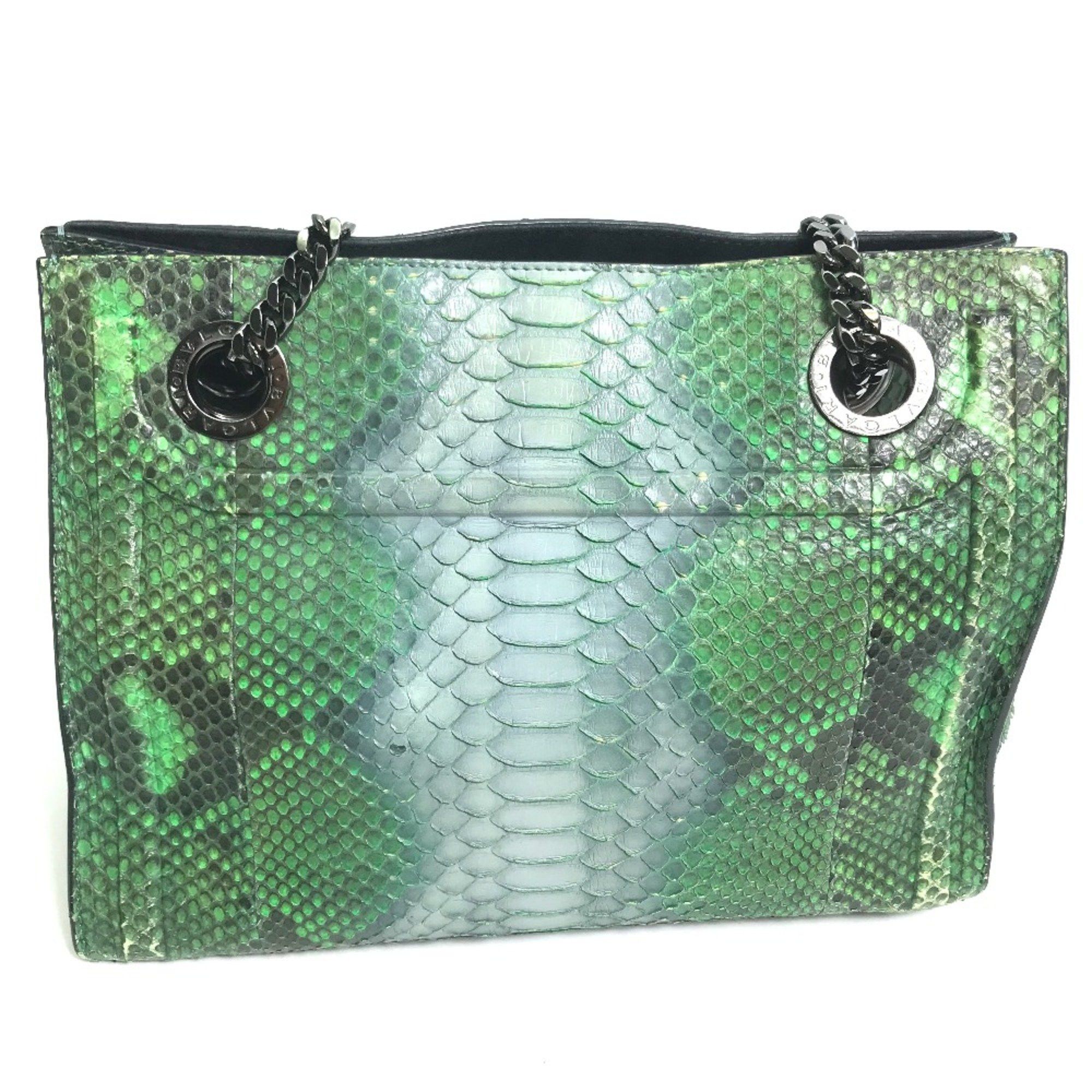 Bvlgari Bvlgari Tote Bag Chain bag shoulder Shoulder Bag Green Size ONE SIZE - 2 Thumbnail