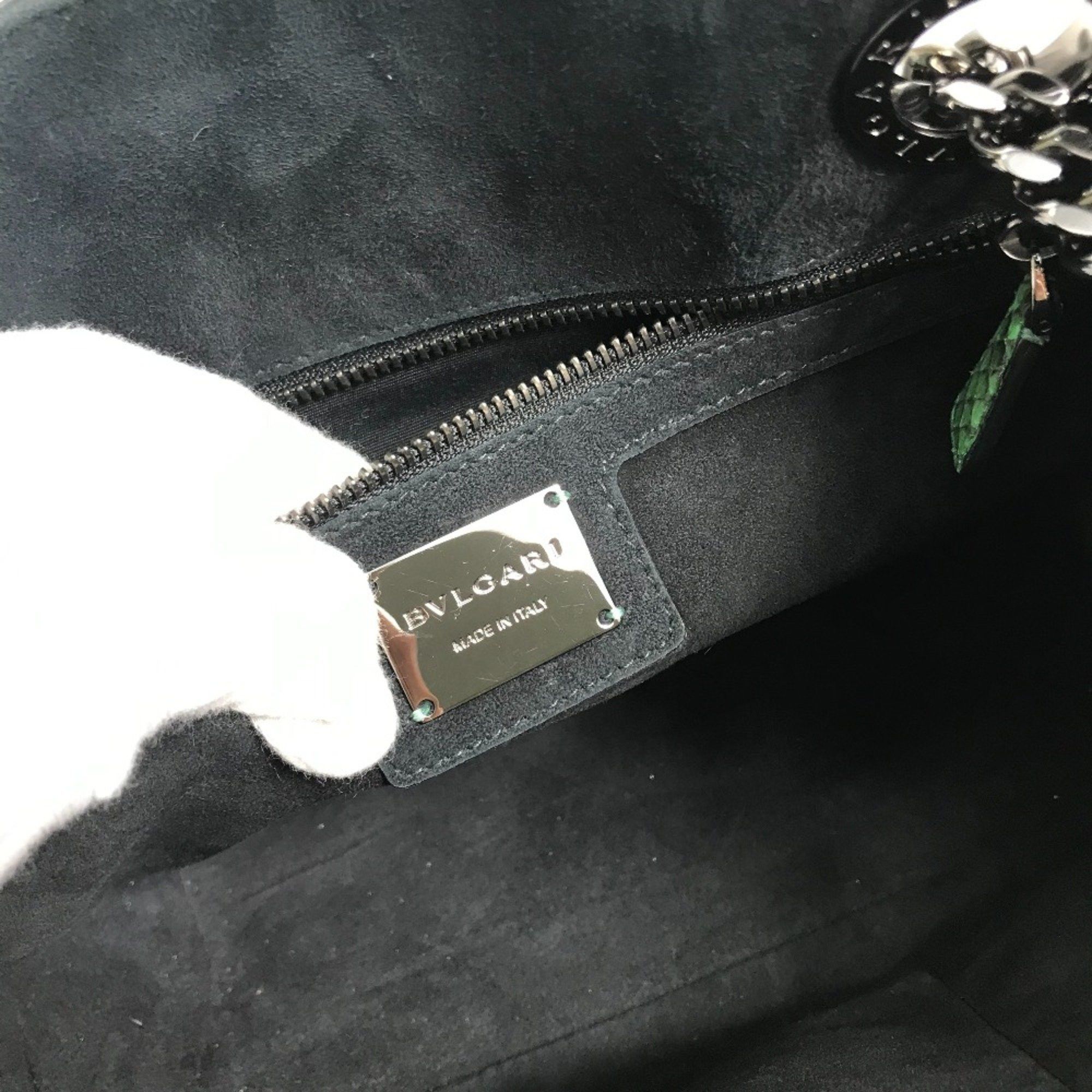 Bvlgari Bvlgari Tote Bag Chain bag shoulder Shoulder Bag Green Size ONE SIZE - 11 Thumbnail