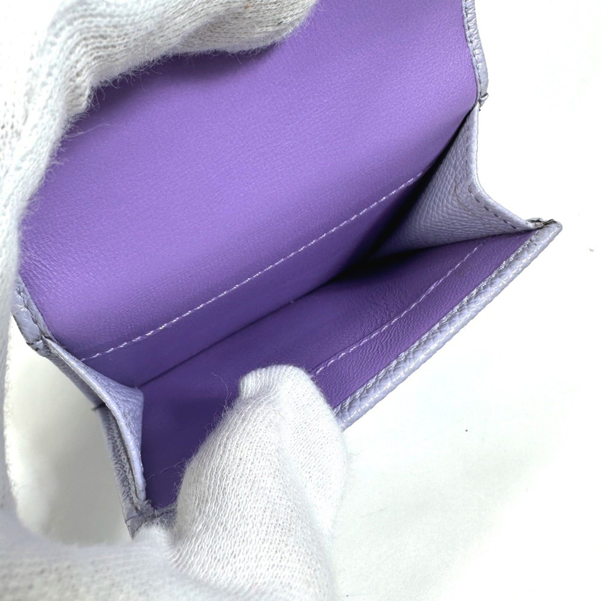 Bvlgari Bvlgari Compact Trifold wallet purple SilverHardware Size ONE SIZE - 10 Thumbnail