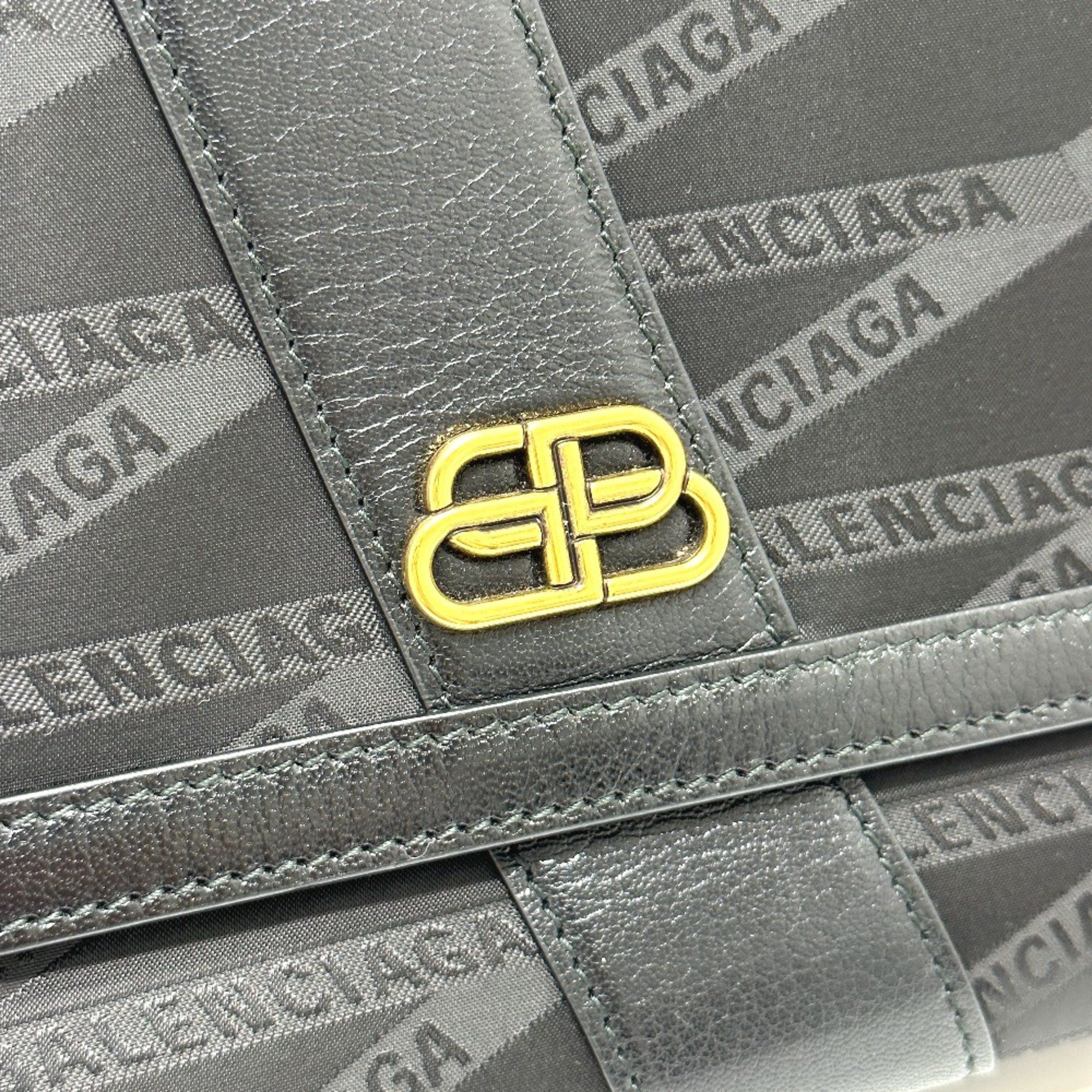Balenciaga Balenciaga 580161 logo 2WAY bag Shoulder Bag Black Size ONE SIZE - 6 Thumbnail