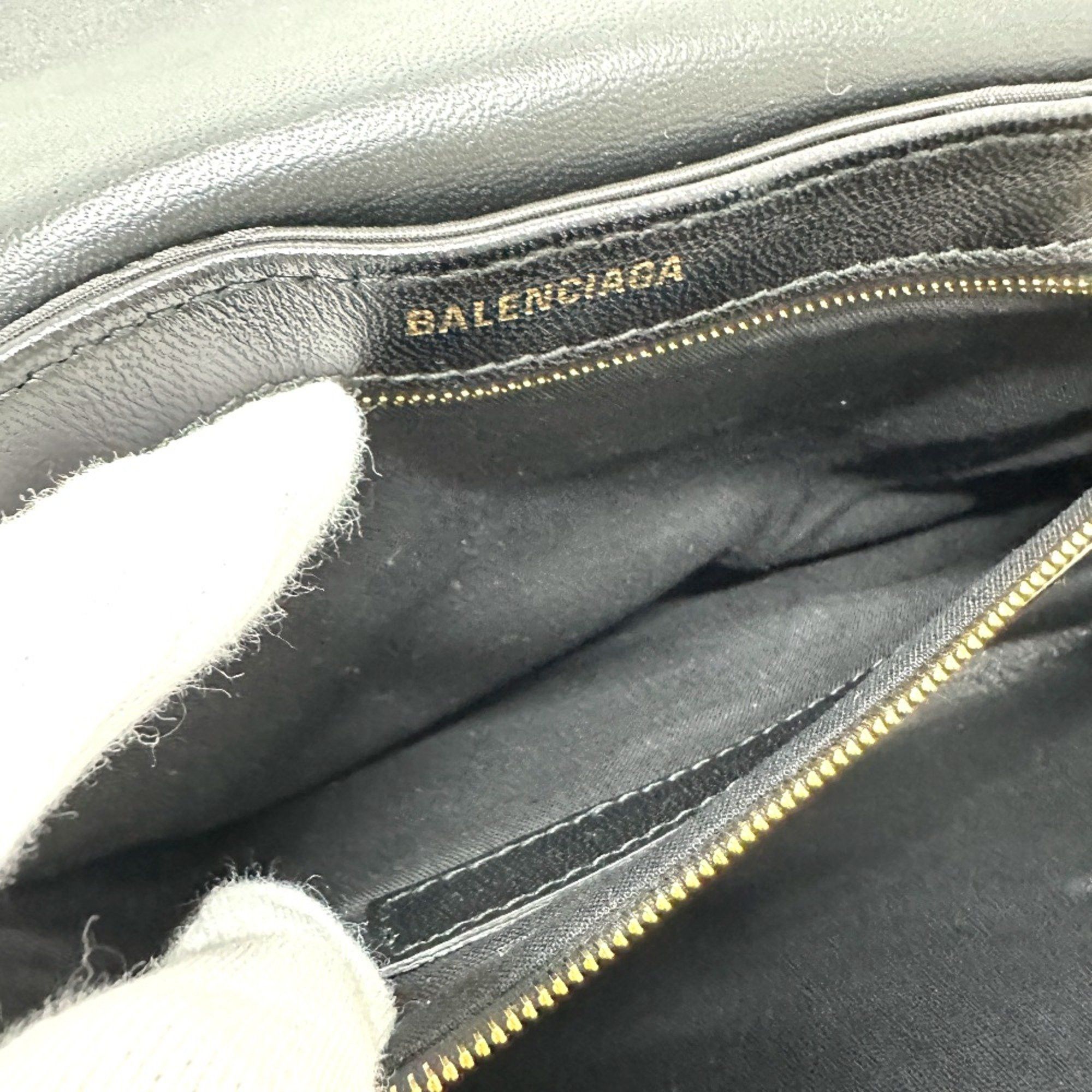 Balenciaga Balenciaga 580161 logo 2WAY bag Shoulder Bag Black Size ONE SIZE - 10 Thumbnail
