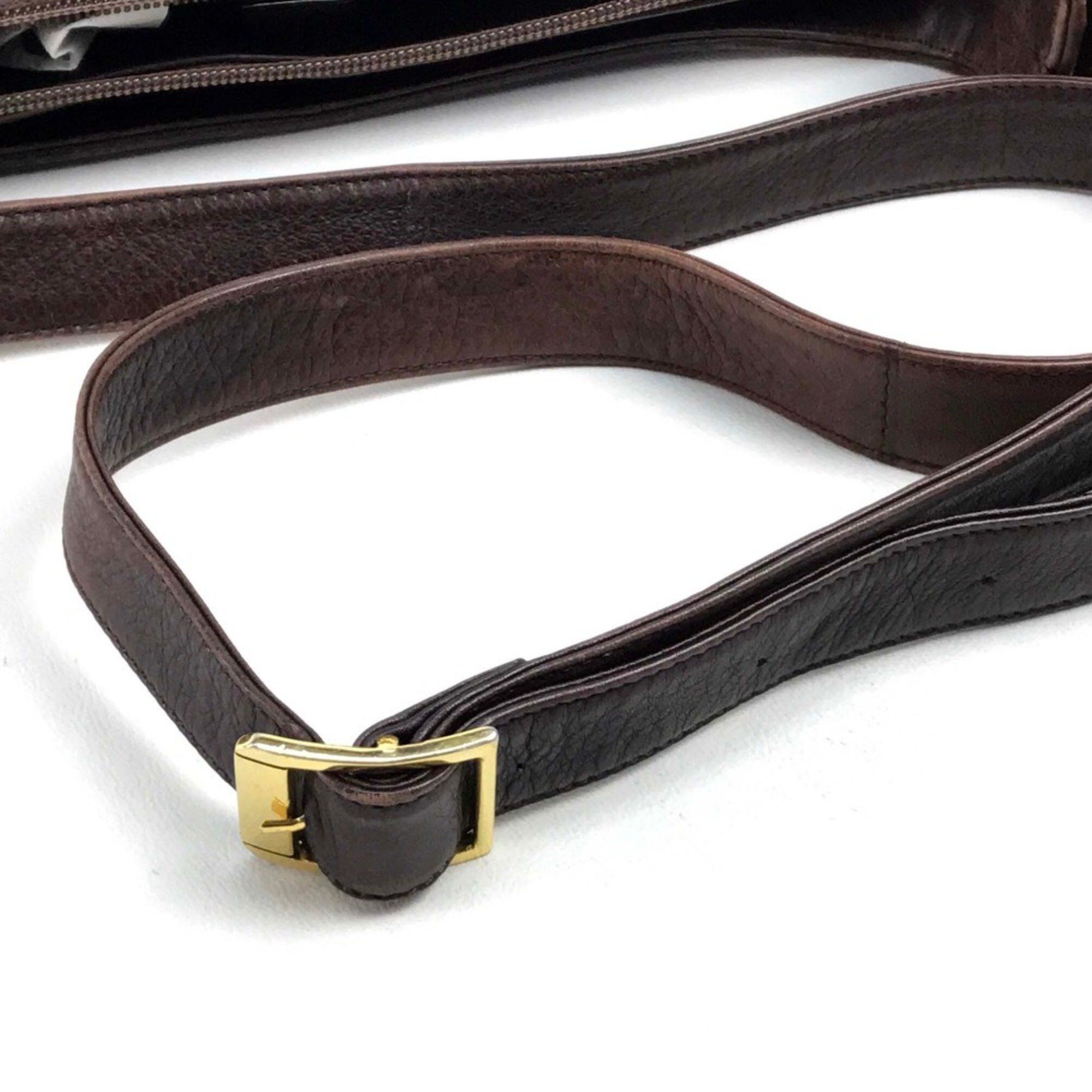 Bally Barry Croco embossed Crossbody Shoulder Bag Dark brown Size ONE SIZE - 10 Thumbnail