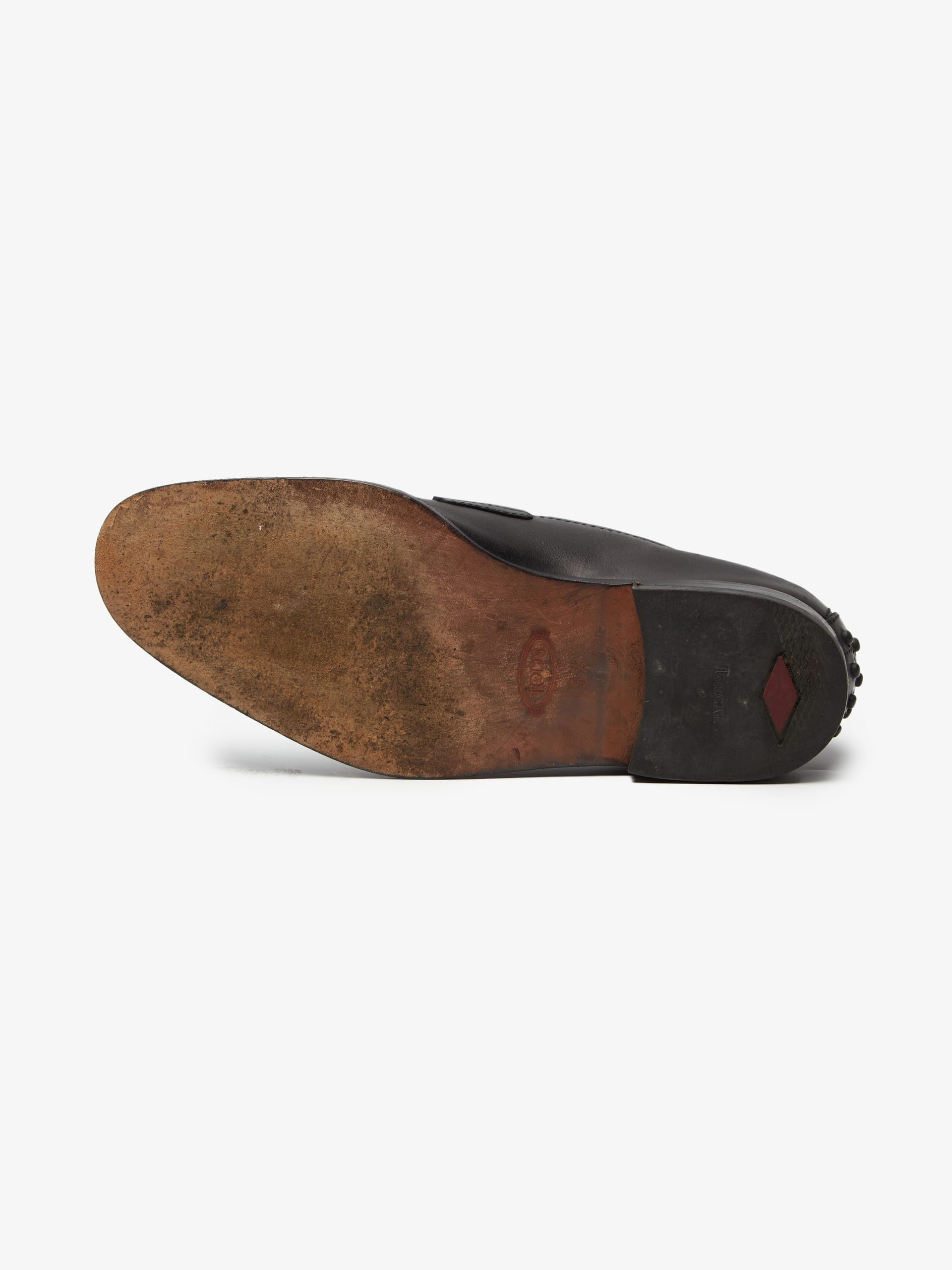 Tod's Black Loafers Size US 5.5 / EU 38 - 4 Thumbnail