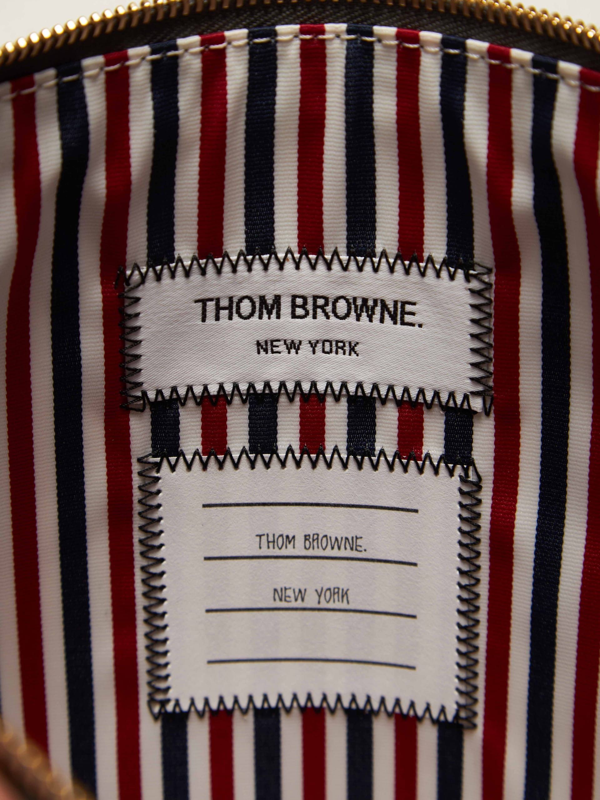 Thom Browne Gray Multicolour Lining Zip Bag Size ONE SIZE - 5 Thumbnail