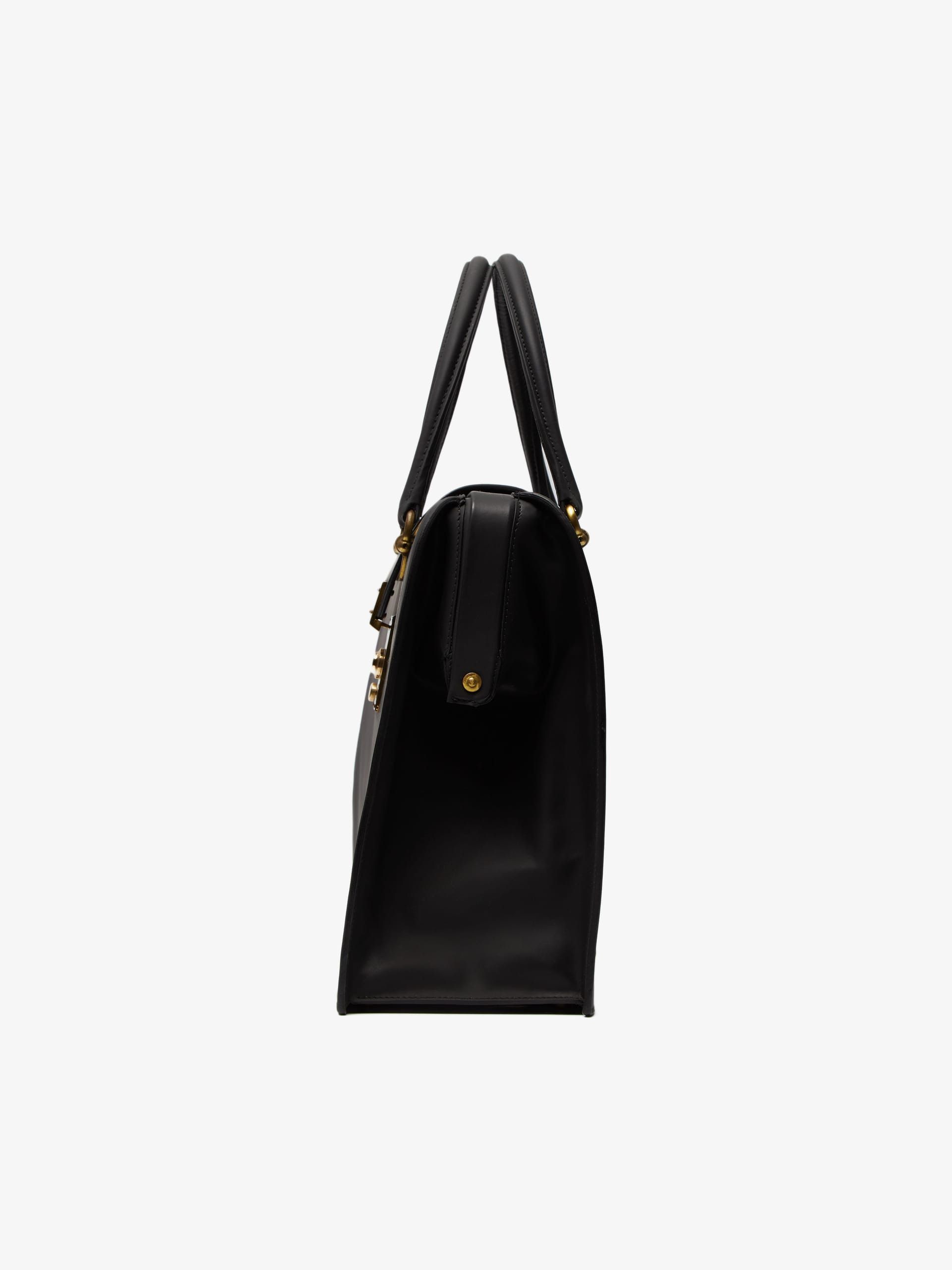 Thom Browne Dark Gray Front Lock Bag Size ONE SIZE - 10 Thumbnail