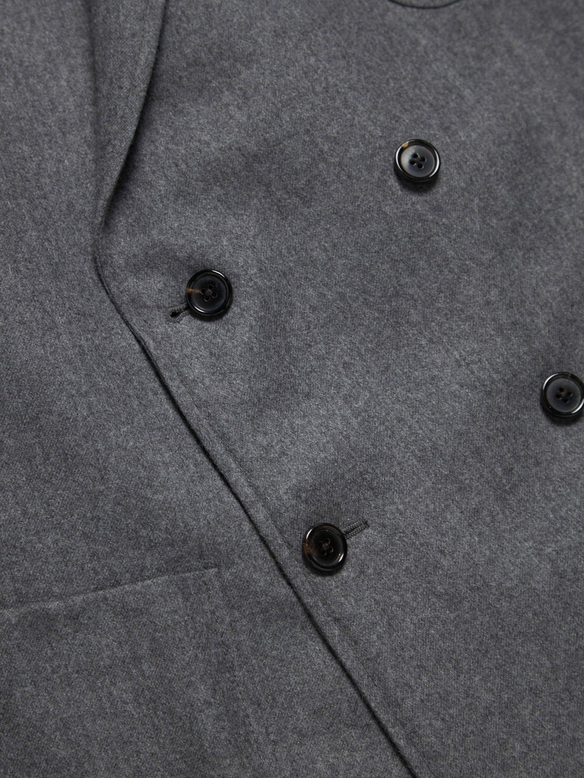Thom Browne Gray Woolen Blazer Size US L / EU 52-54 / 3 - 6 Thumbnail