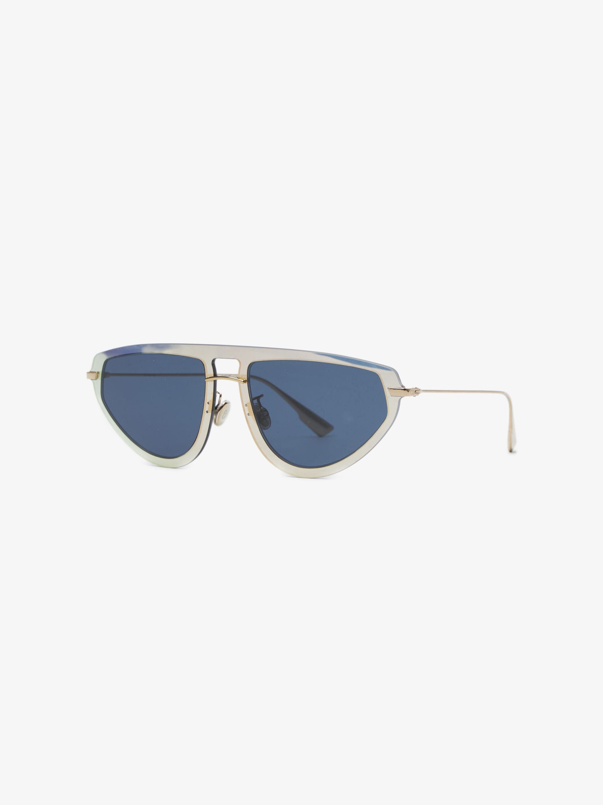Dior Silver Reflective Sunglasses Size ONE SIZE - 3 Thumbnail