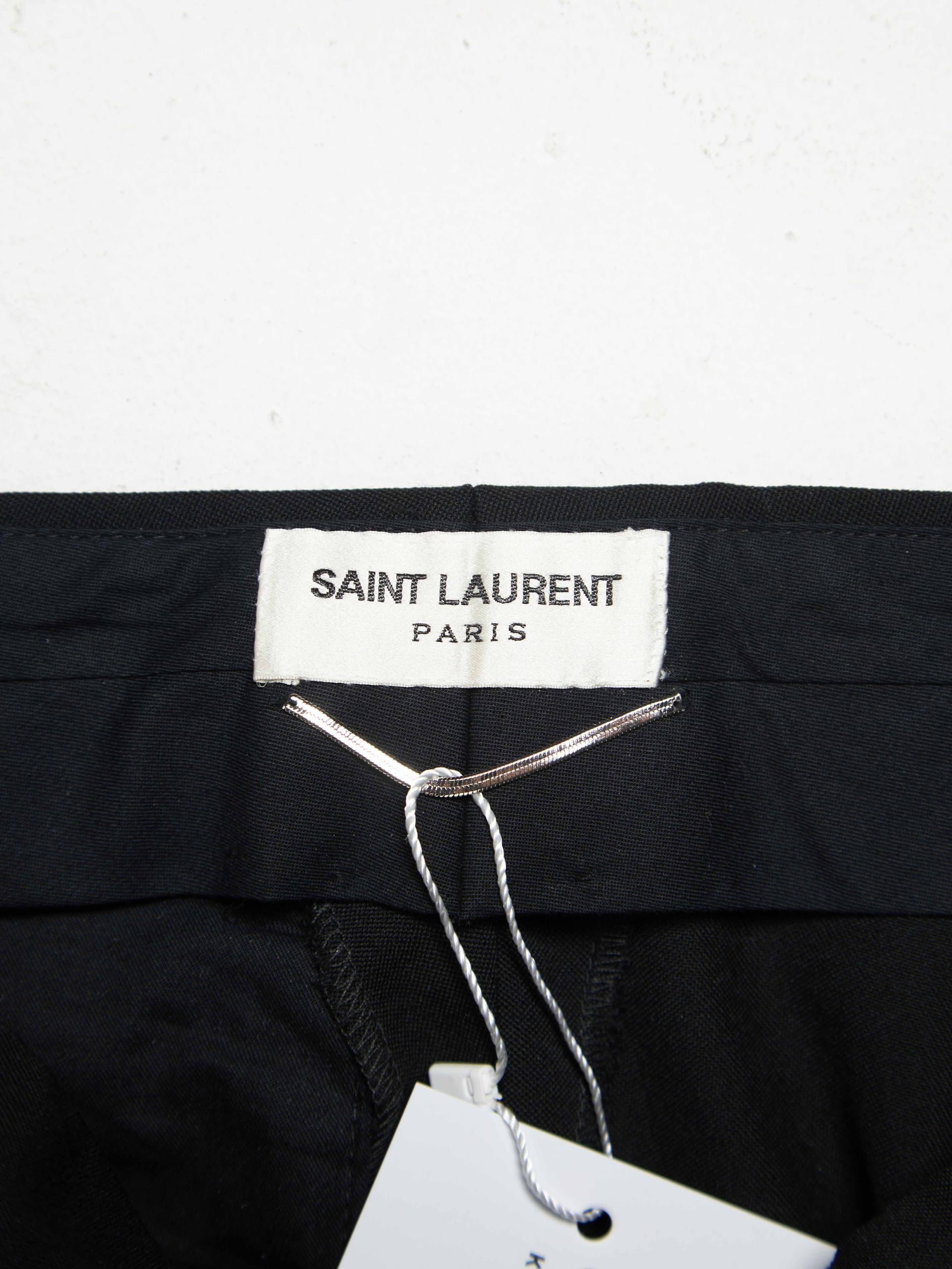 Saint Laurent Paris BlackBasic Pants Size US 36 / EU 52 - 4 Thumbnail