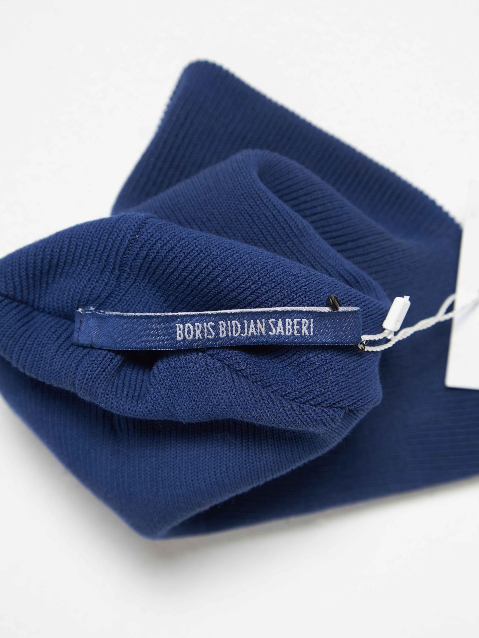 Boris Bidjan Saberi Blue Knitted Beanie Hat Size ONE SIZE - 3 Thumbnail