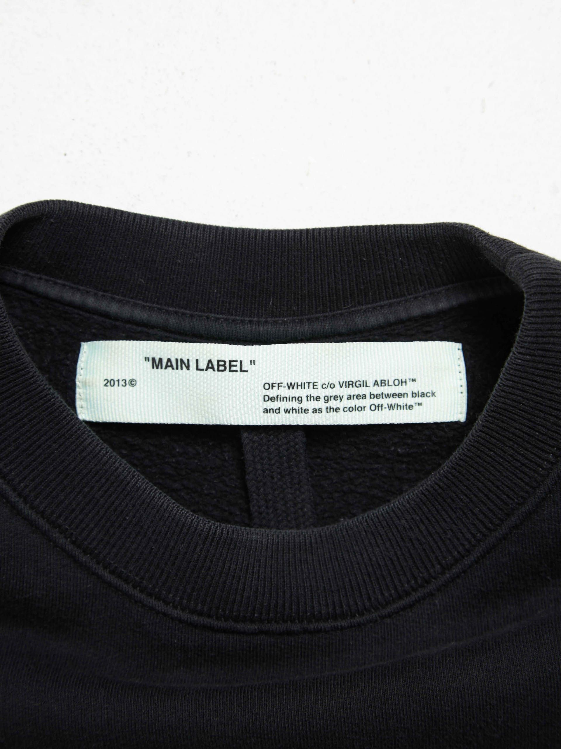 Off-White Black And Multicolour Logo Cotton Sweatshirt Size US S / EU 44-46 / 1 - 5 Thumbnail