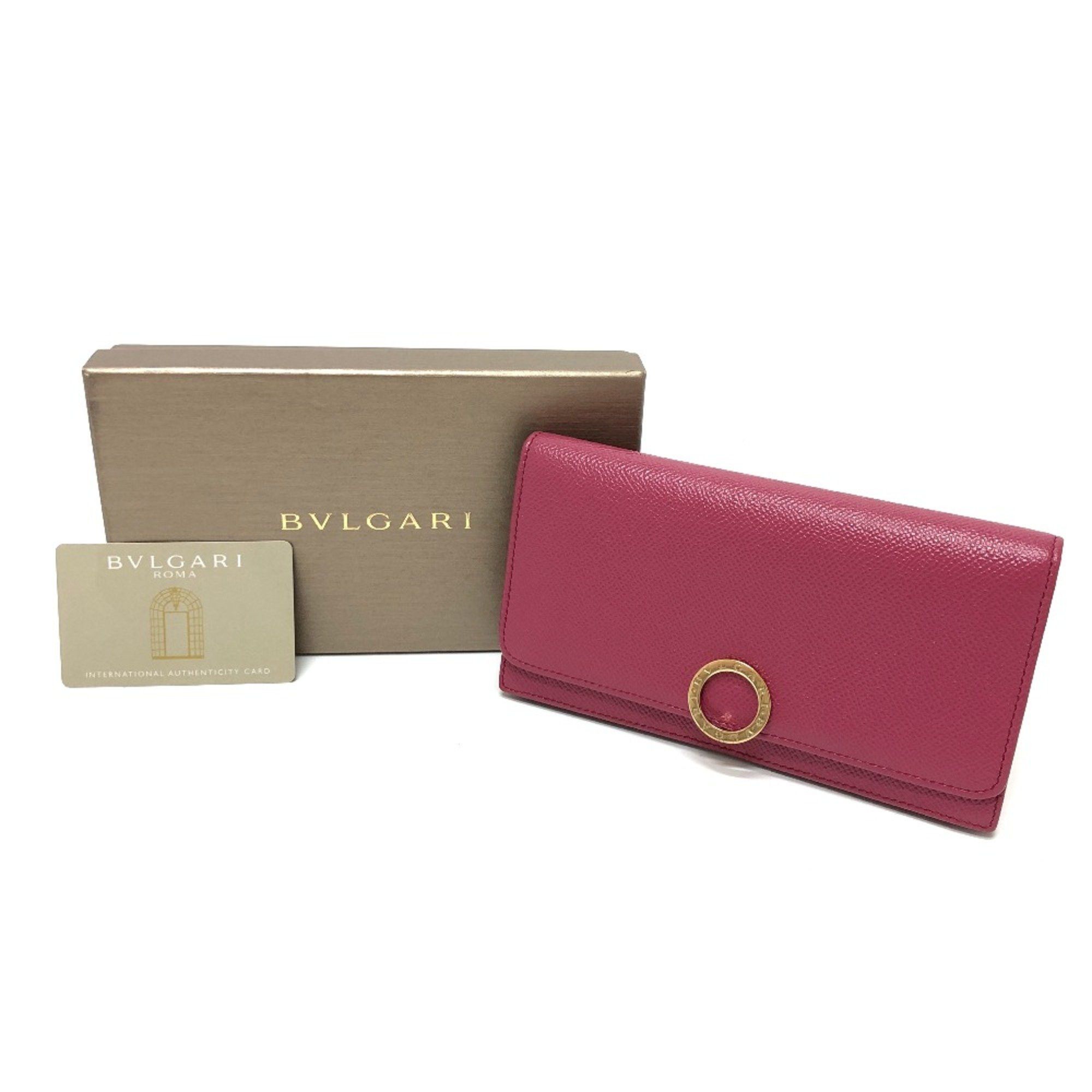 Bvlgari Bvlgari Logo clip Wallet Long Wallet pink GoldHardware Size ONE SIZE - 15 Thumbnail