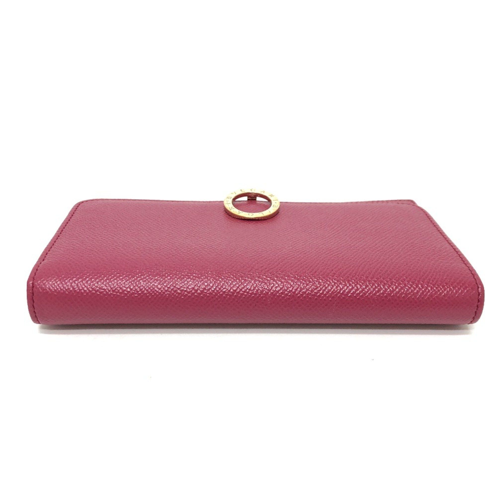 Bvlgari Bvlgari Logo clip Wallet Long Wallet pink GoldHardware Size ONE SIZE - 4 Thumbnail