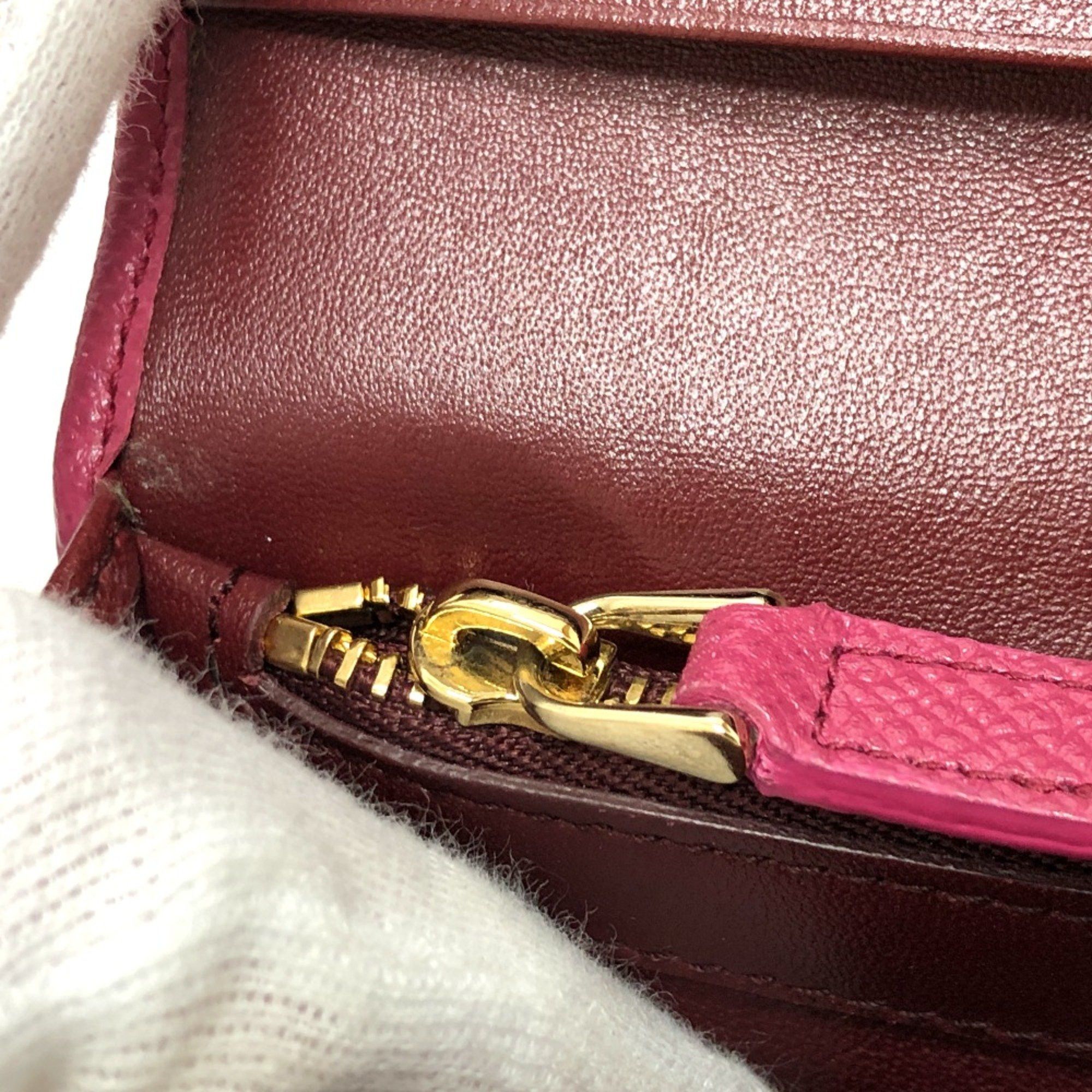 Bvlgari Bvlgari Logo clip Wallet Long Wallet pink GoldHardware Size ONE SIZE - 13 Thumbnail
