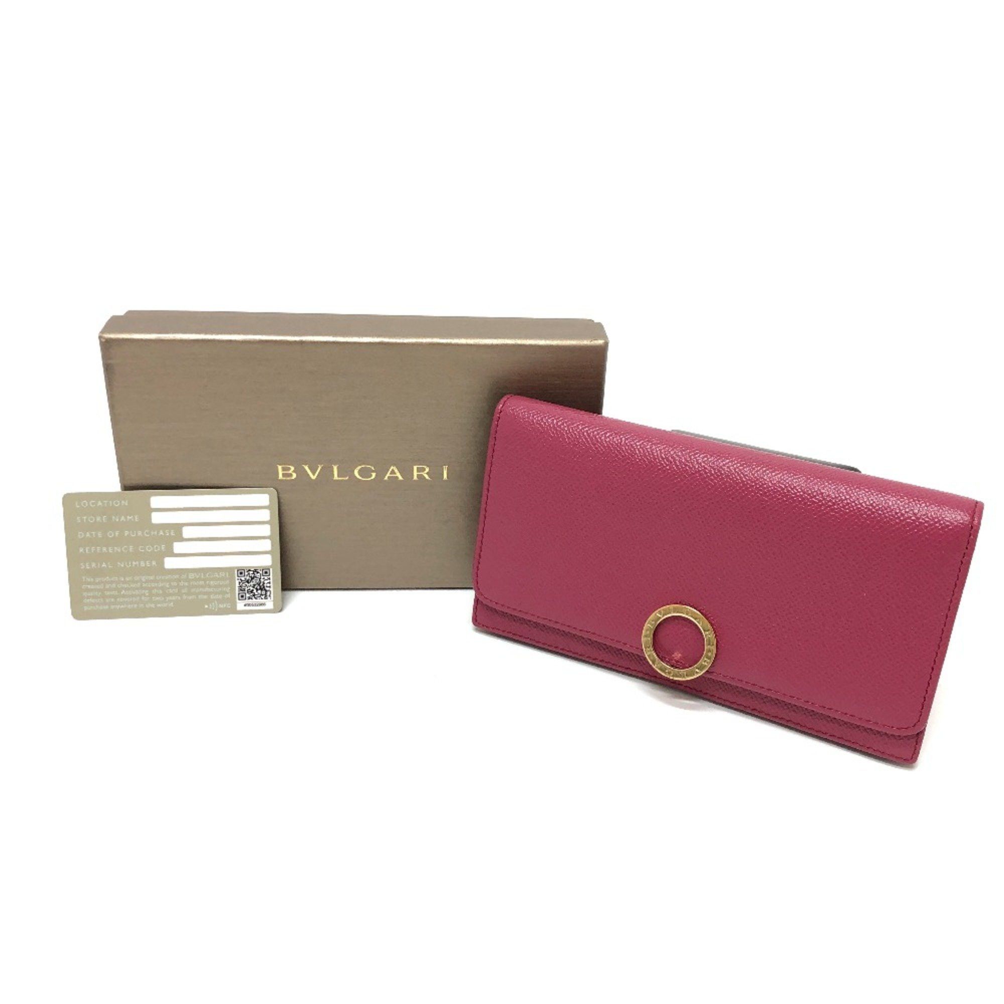 Bvlgari Bvlgari Logo clip Wallet Long Wallet pink GoldHardware Size ONE SIZE - 16 Thumbnail