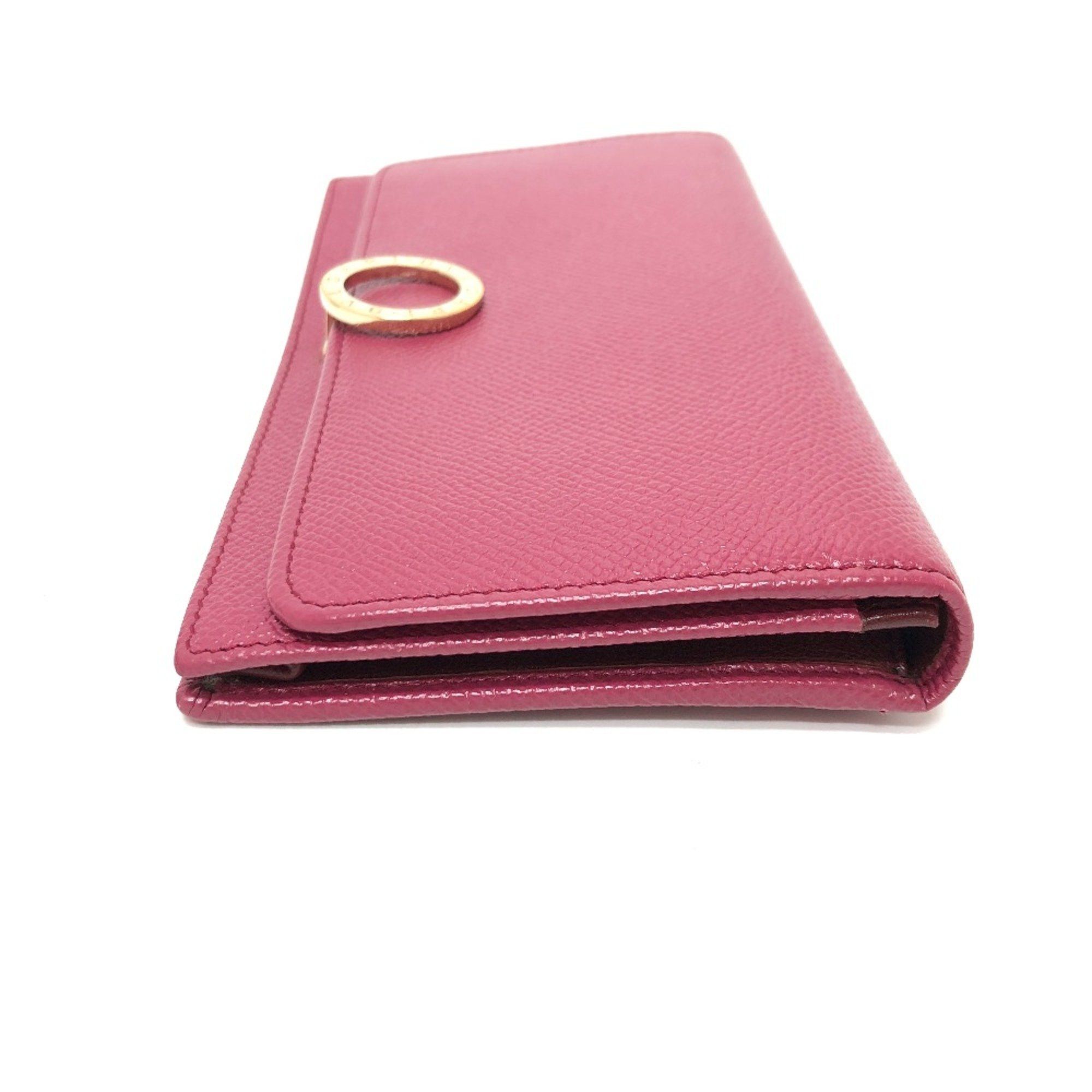 Bvlgari Bvlgari Logo clip Wallet Long Wallet pink GoldHardware Size ONE SIZE - 6 Thumbnail