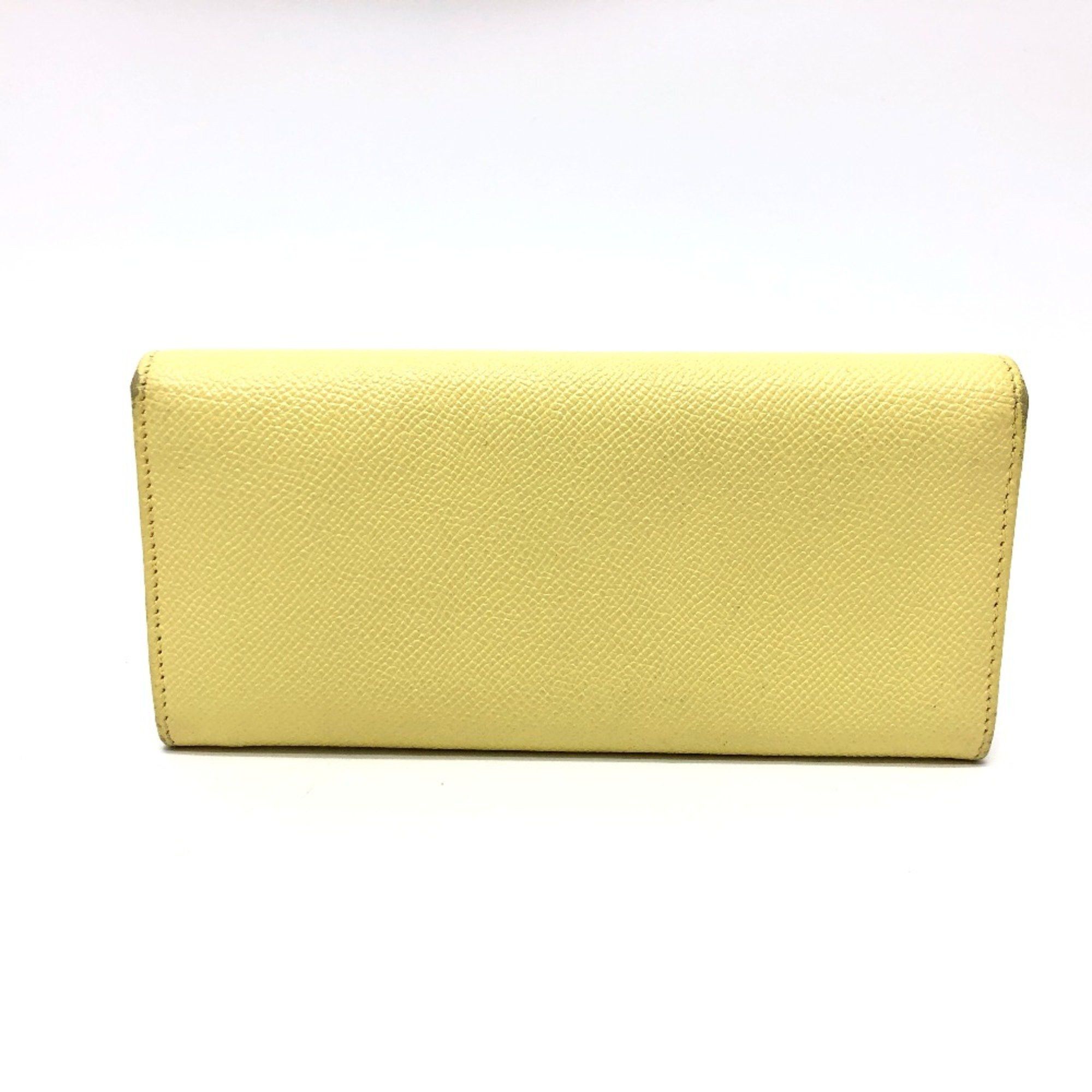 Bvlgari Bvlgari Logo clip Folded wallet Long Wallet yellow GoldHardware Size ONE SIZE - 2 Thumbnail