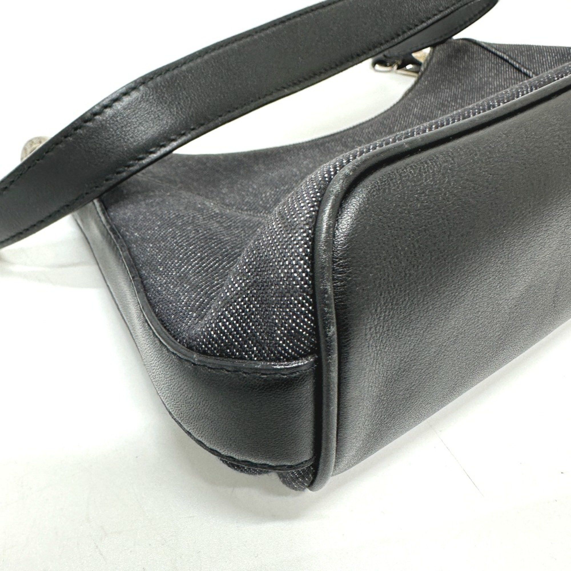 Bvlgari Bvlgari Logo mania Bag Hand Bag Navy Based SilverHardware Size ONE SIZE - 5 Thumbnail