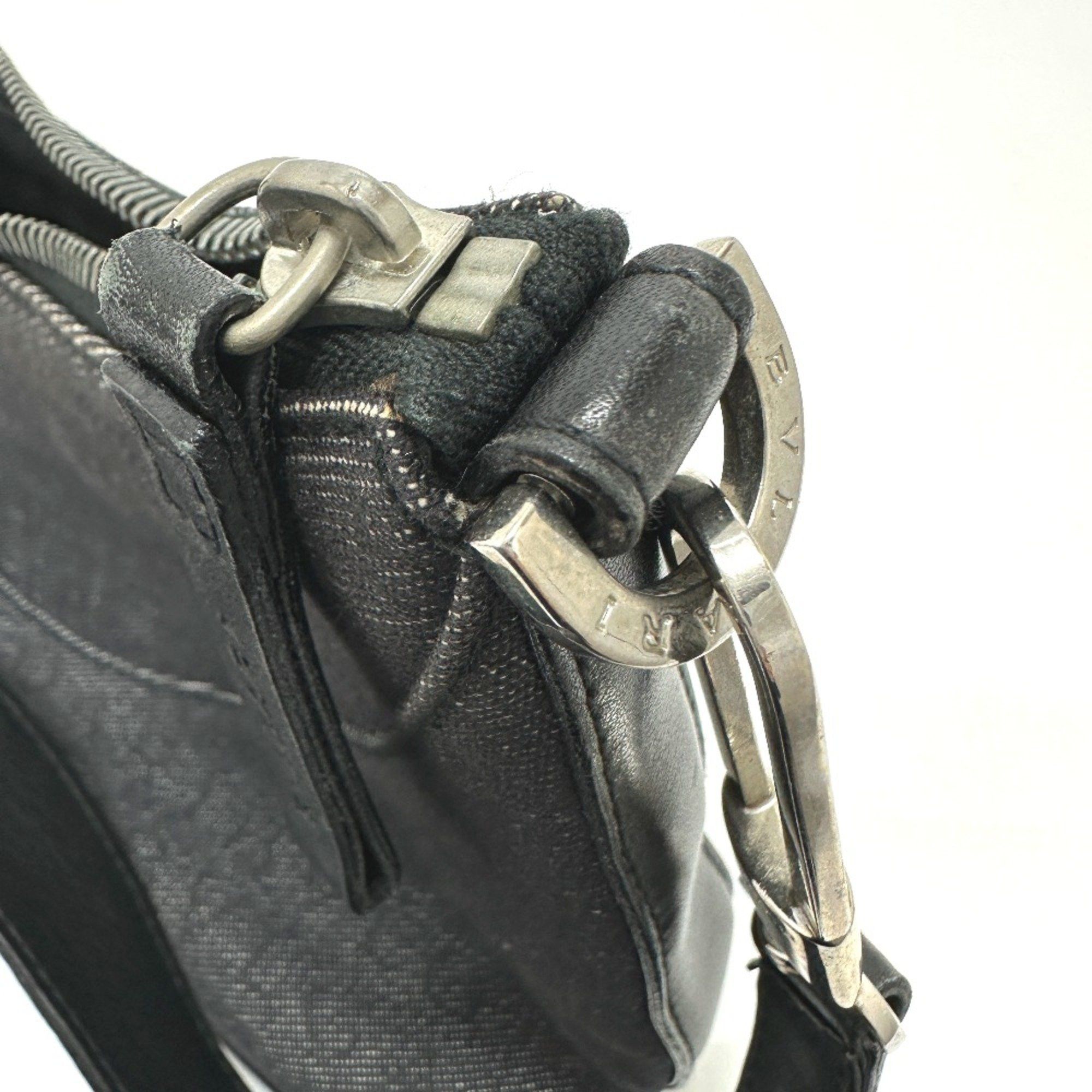 Bvlgari Bvlgari Logo mania Bag Hand Bag Navy Based SilverHardware Size ONE SIZE - 14 Thumbnail