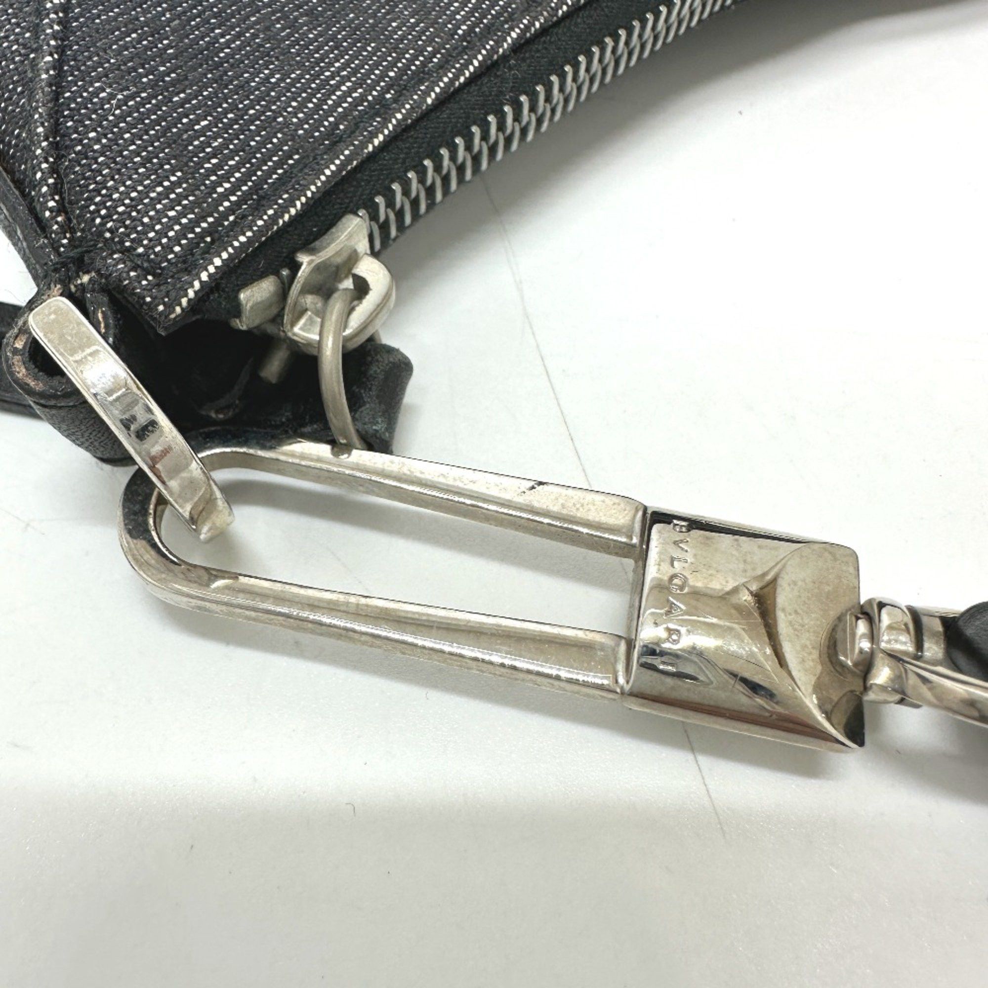 Bvlgari Bvlgari Logo mania Bag Hand Bag Navy Based SilverHardware Size ONE SIZE - 8 Thumbnail