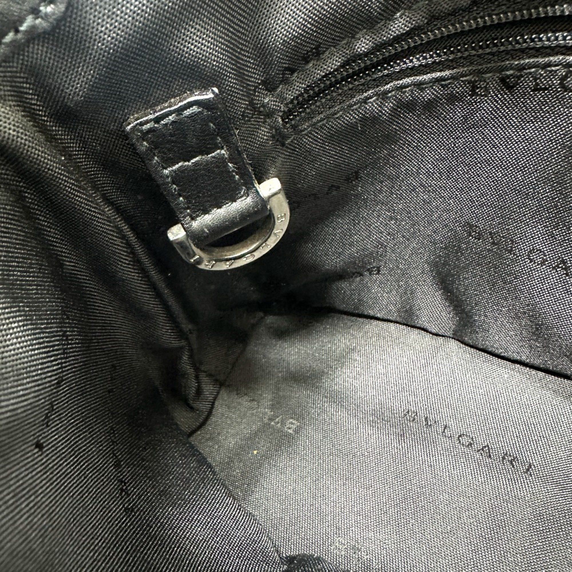 Bvlgari Bvlgari Logo mania Bag Hand Bag Navy Based SilverHardware Size ONE SIZE - 13 Thumbnail