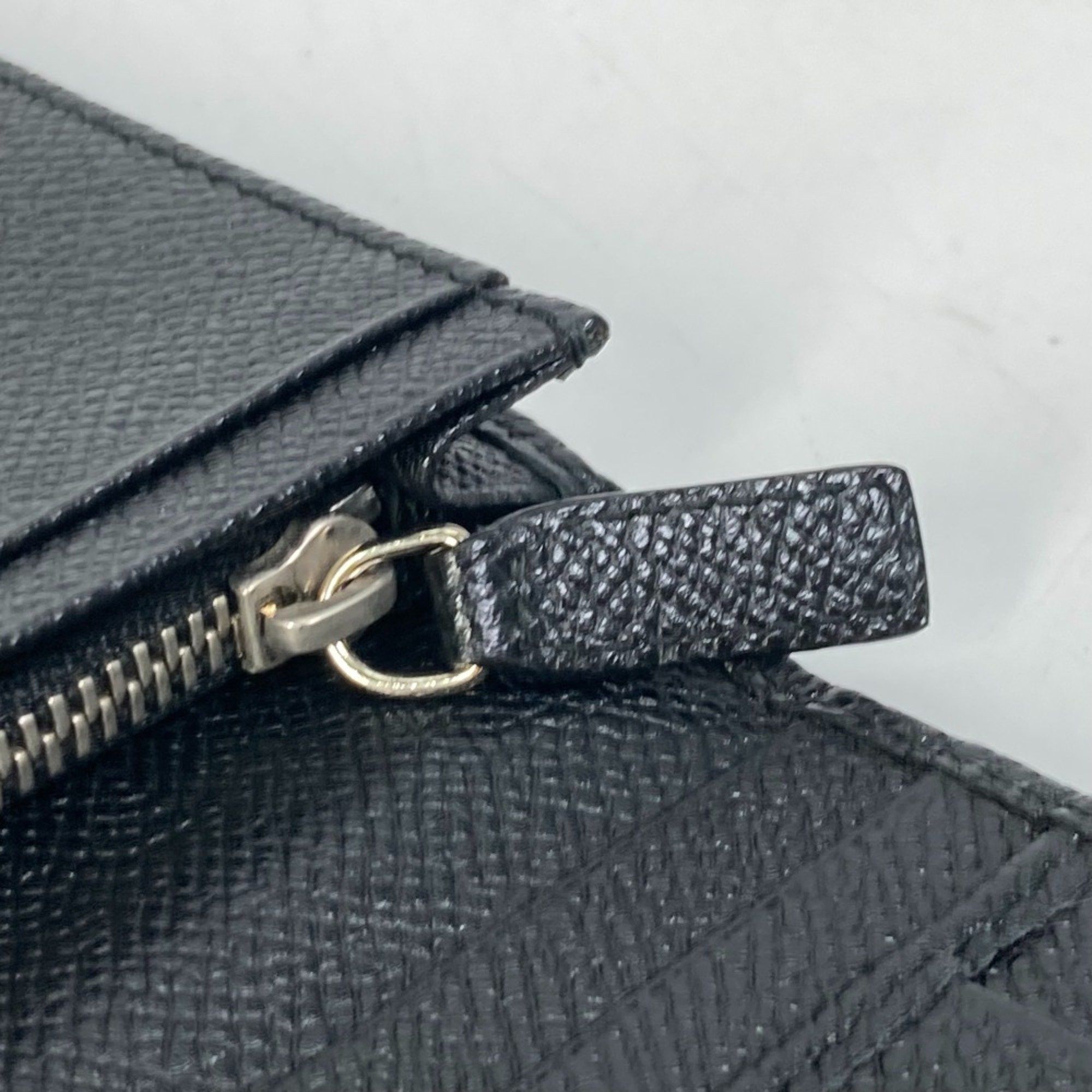 Bvlgari Bvlgari Long wallet Bifold Long Wallet Black Silver Size ONE SIZE - 11 Thumbnail