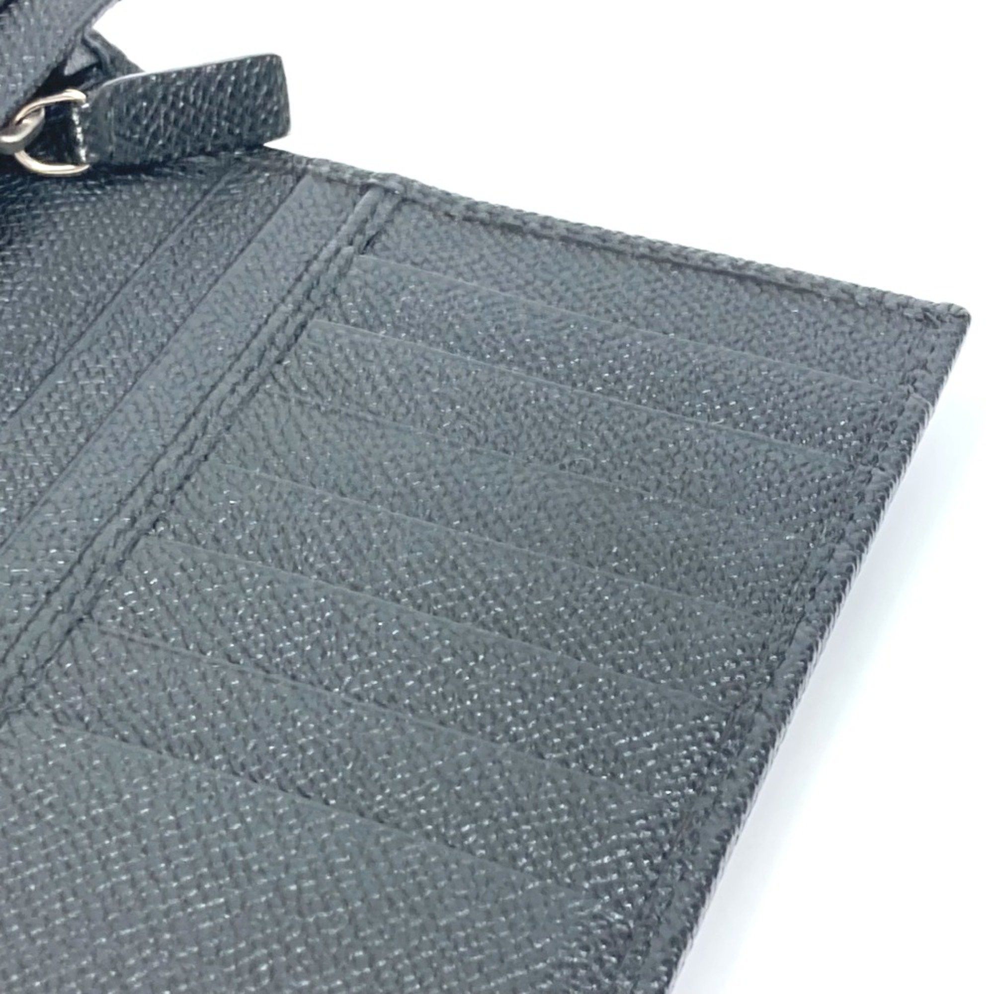 Bvlgari Bvlgari Long wallet Bifold Long Wallet Black Silver Size ONE SIZE - 13 Thumbnail