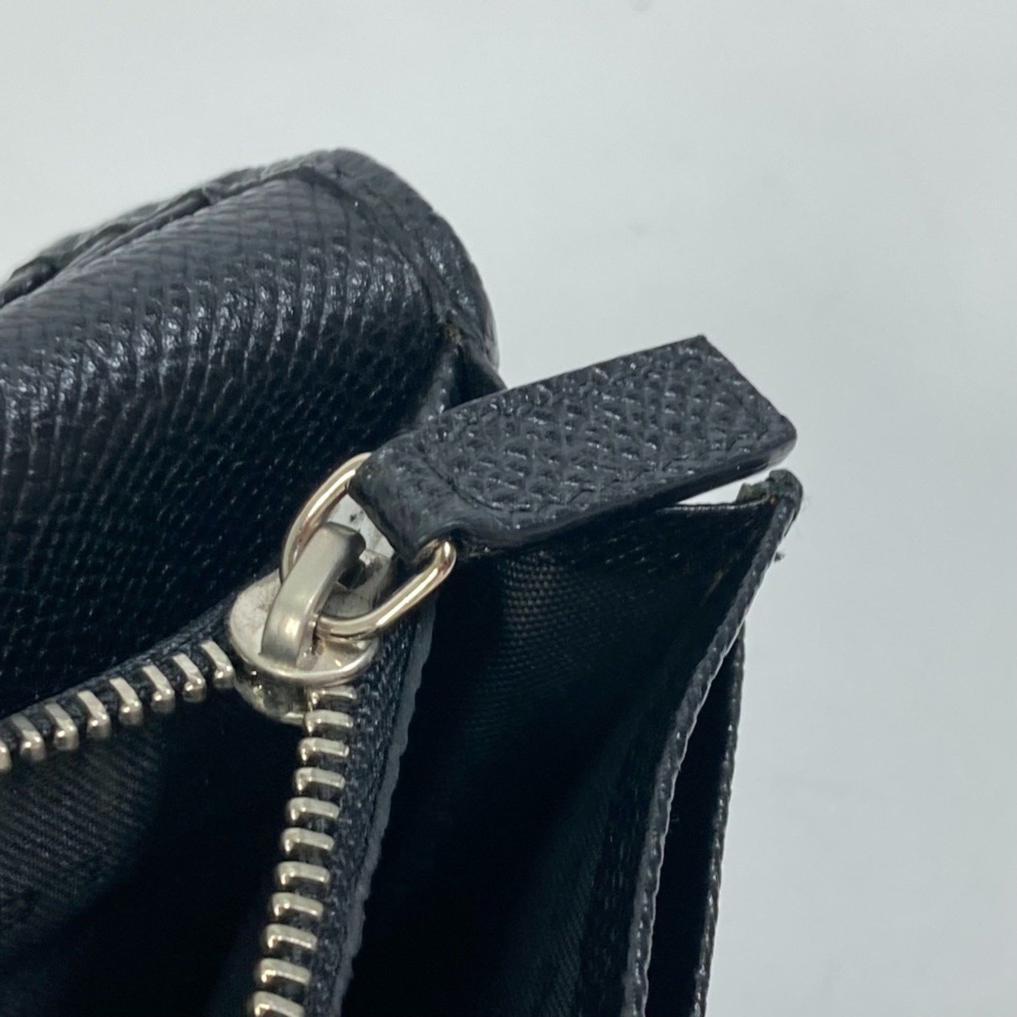 Bvlgari Bvlgari Long wallet Bifold Long Wallet Black Silver Size ONE SIZE - 16 Thumbnail