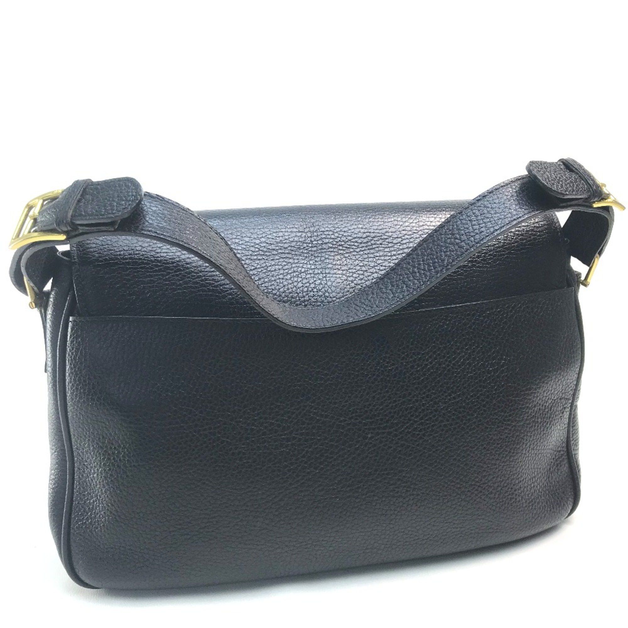 Celine CELINE vintage Kaban One Shoulder Bag Hand Bag Black x GoldHardware Size ONE SIZE - 3 Thumbnail