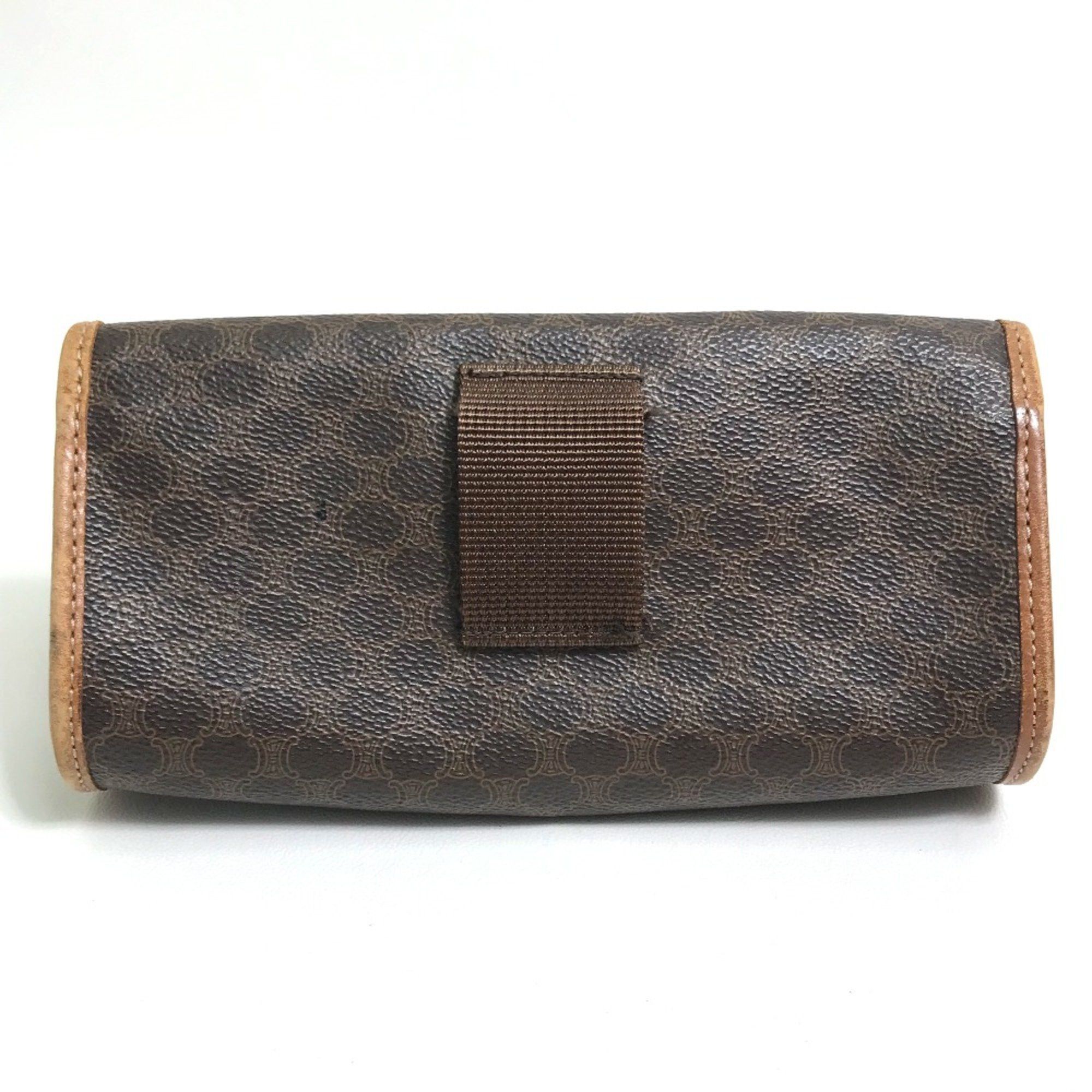 Celine CELINE Bag 2WAY Cluch Bag Waist Pouch Brown Size ONE SIZE - 3 Thumbnail