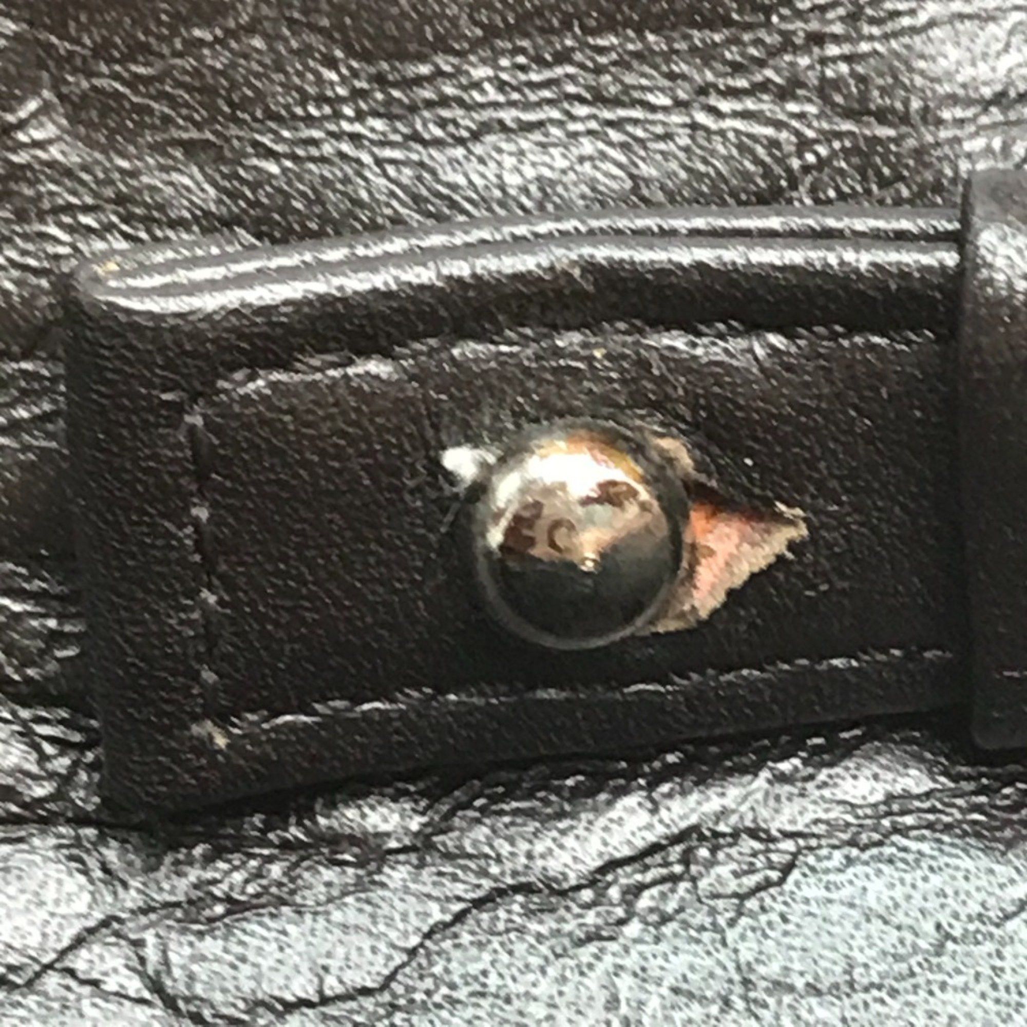 Celine CELINE Carriage Hardware Logo bag old Shoulder Bag Beige x Dark Brown Size ONE SIZE - 11 Thumbnail
