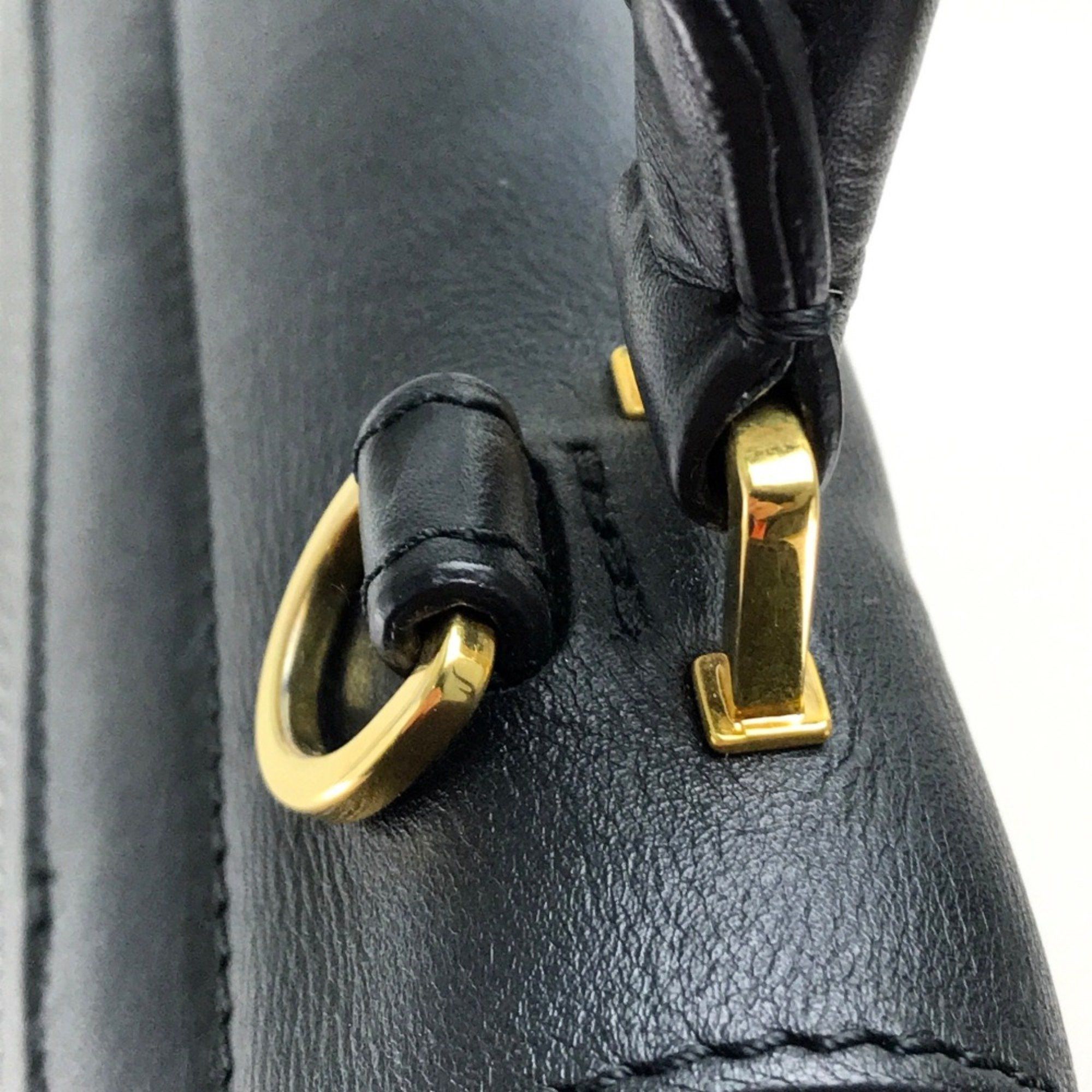Celine CELINE bag trapeze Shoulder Bag Black Gray x Black x Orange Size ONE SIZE - 11 Thumbnail