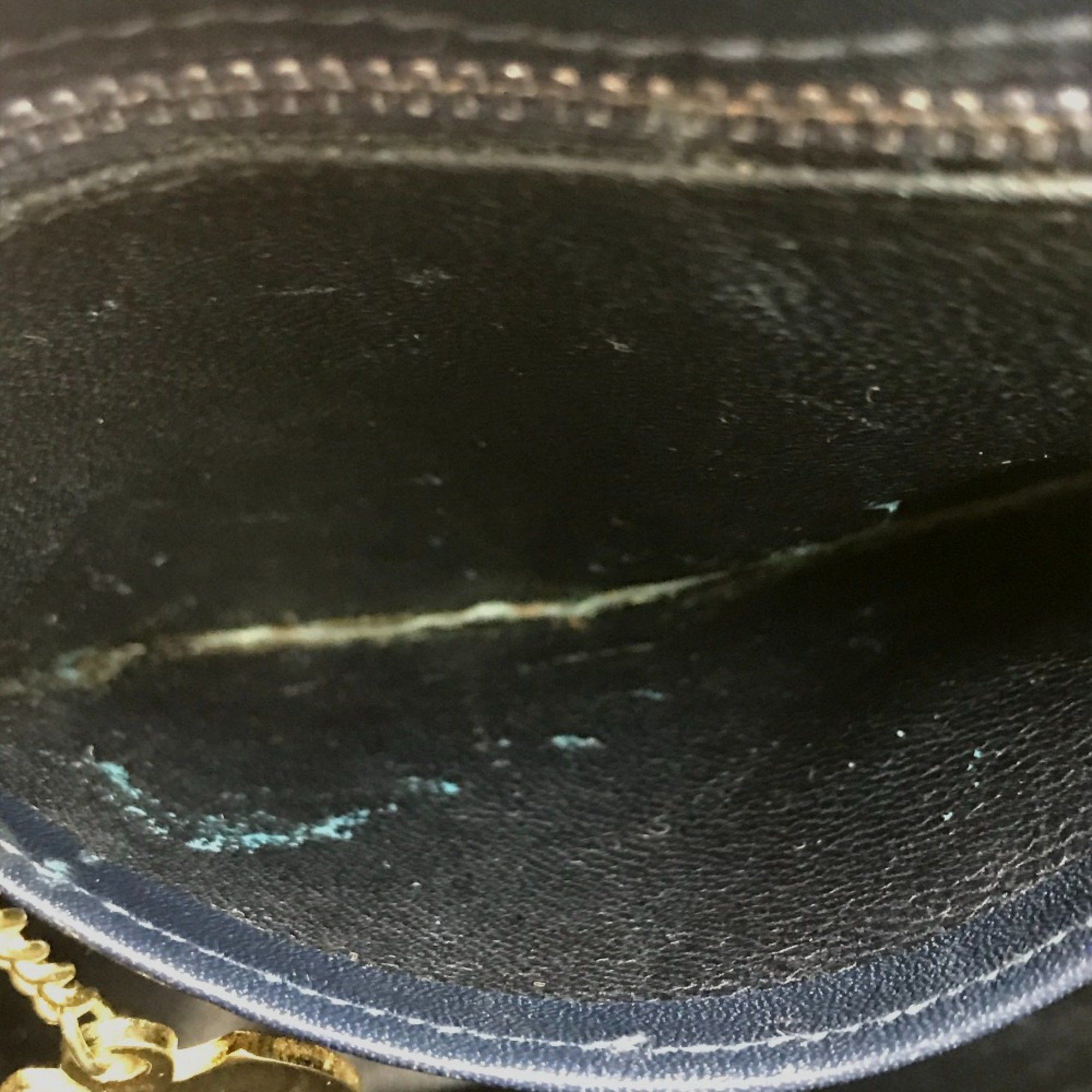 Celine CELINE Old CELINE bag vintage Shoulder Bag Gray x Navy GoldHardware Size ONE SIZE - 11 Thumbnail