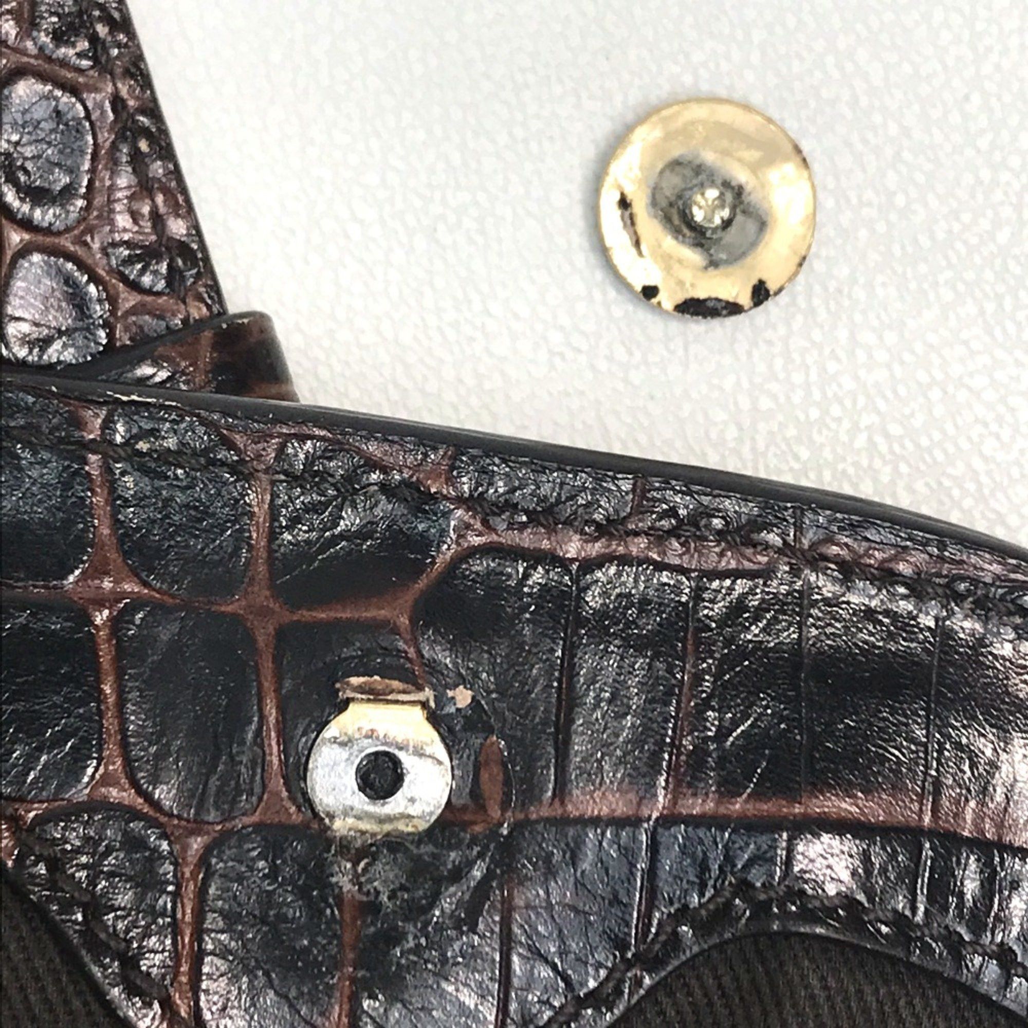 Celine CELINE Logo Macadam Bag Tote Bag Tassel Shoulder Bag Brown x GoldHardware Size ONE SIZE - 8 Thumbnail