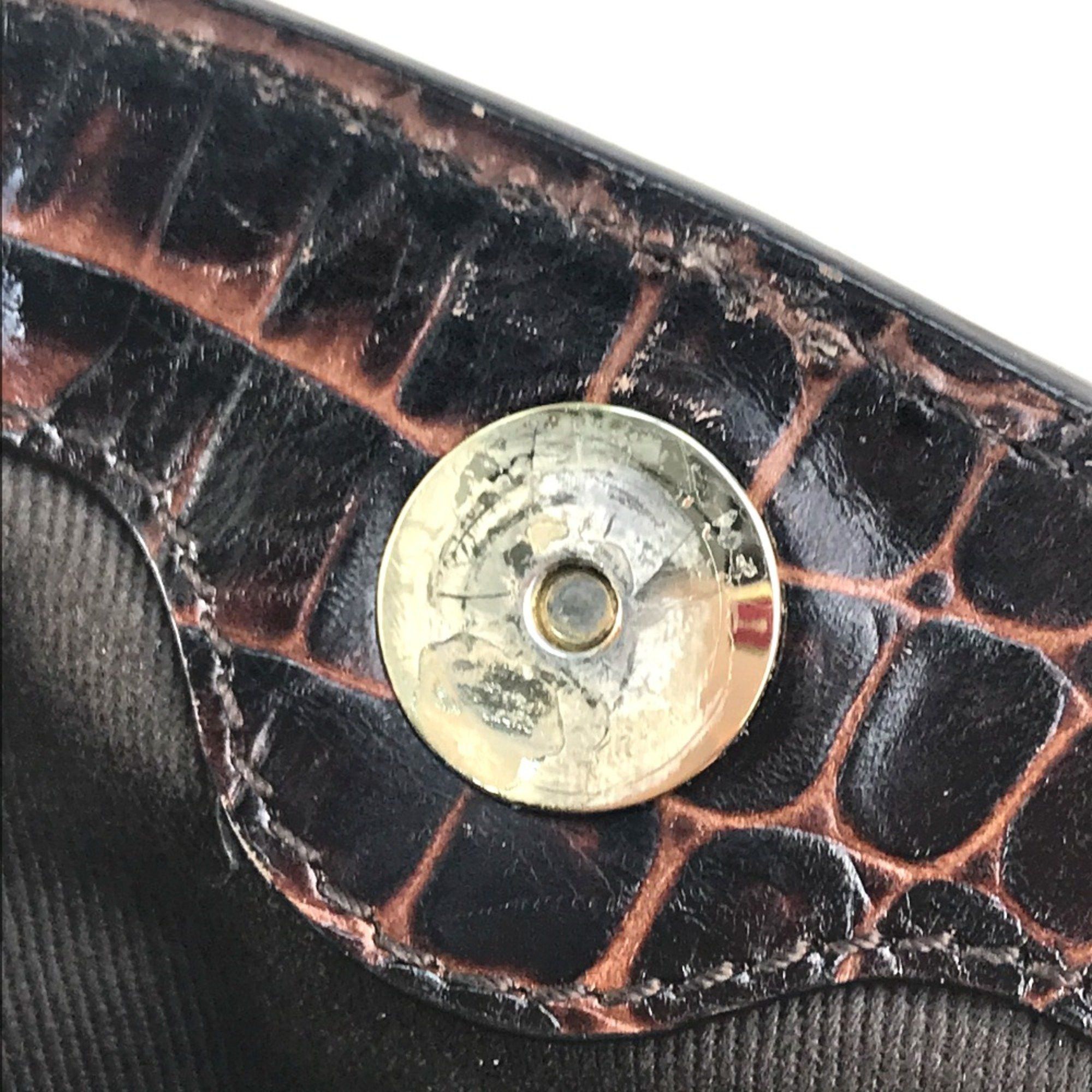 Celine CELINE Logo Macadam Bag Tote Bag Tassel Shoulder Bag Brown x GoldHardware Size ONE SIZE - 9 Thumbnail