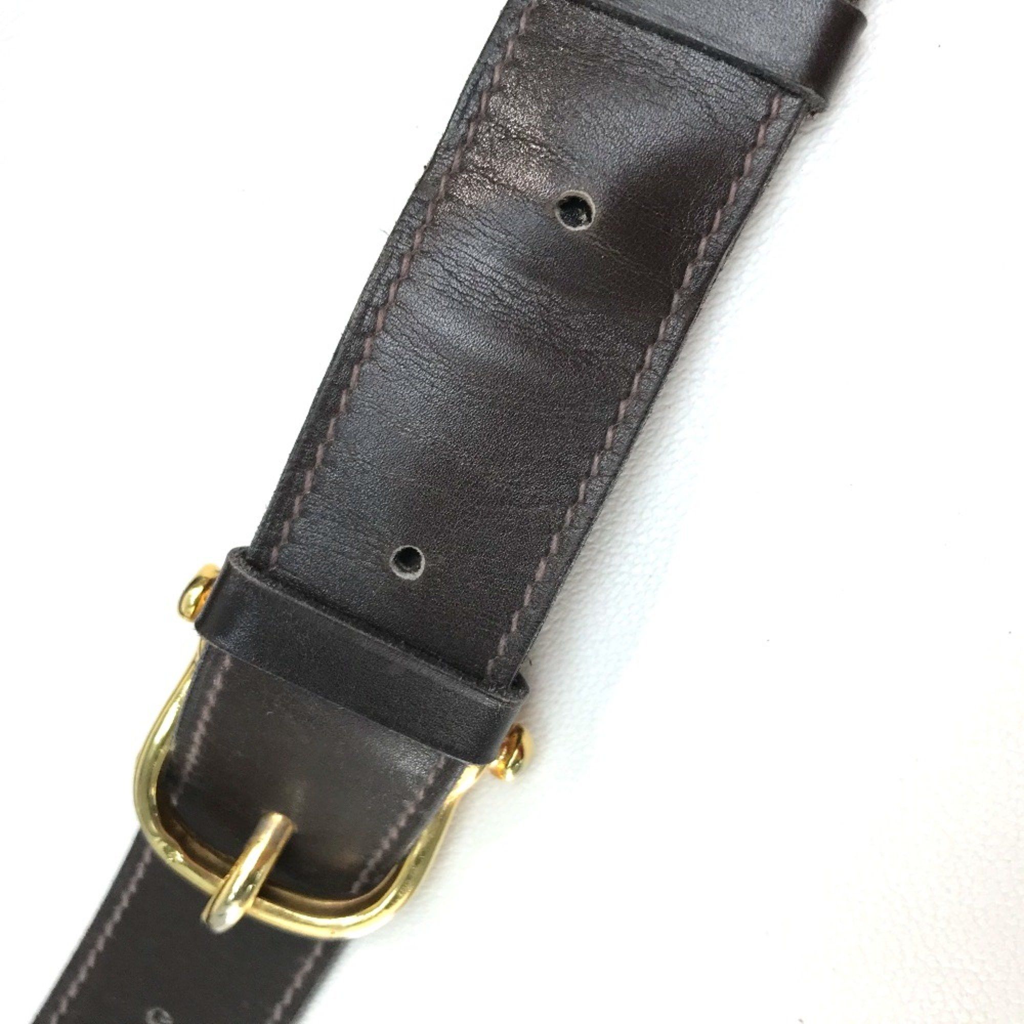 Celine CELINE vintage Bag Shoulder Bag Dark Brown x GoldHardware Size ONE SIZE - 8 Thumbnail