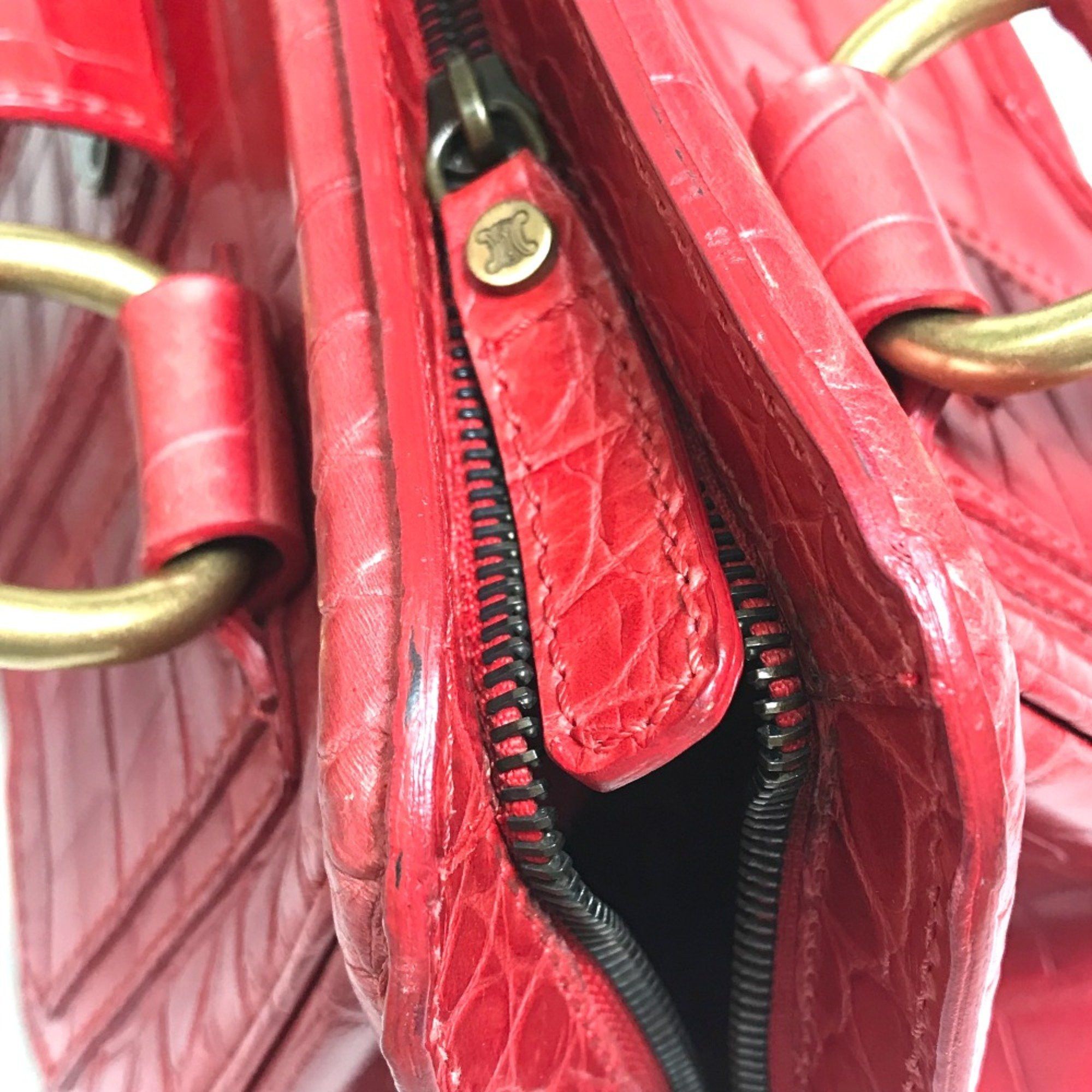 Celine CELINE belt Bag Hand Bag Red GoldHardware Size ONE SIZE - 11 Thumbnail