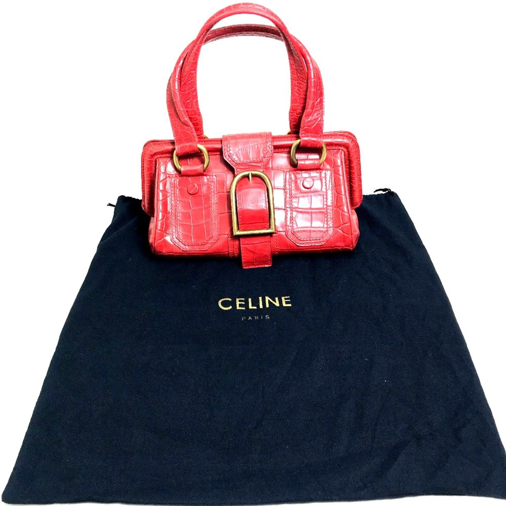 Celine CELINE belt Bag Hand Bag Red GoldHardware Size ONE SIZE - 16 Thumbnail