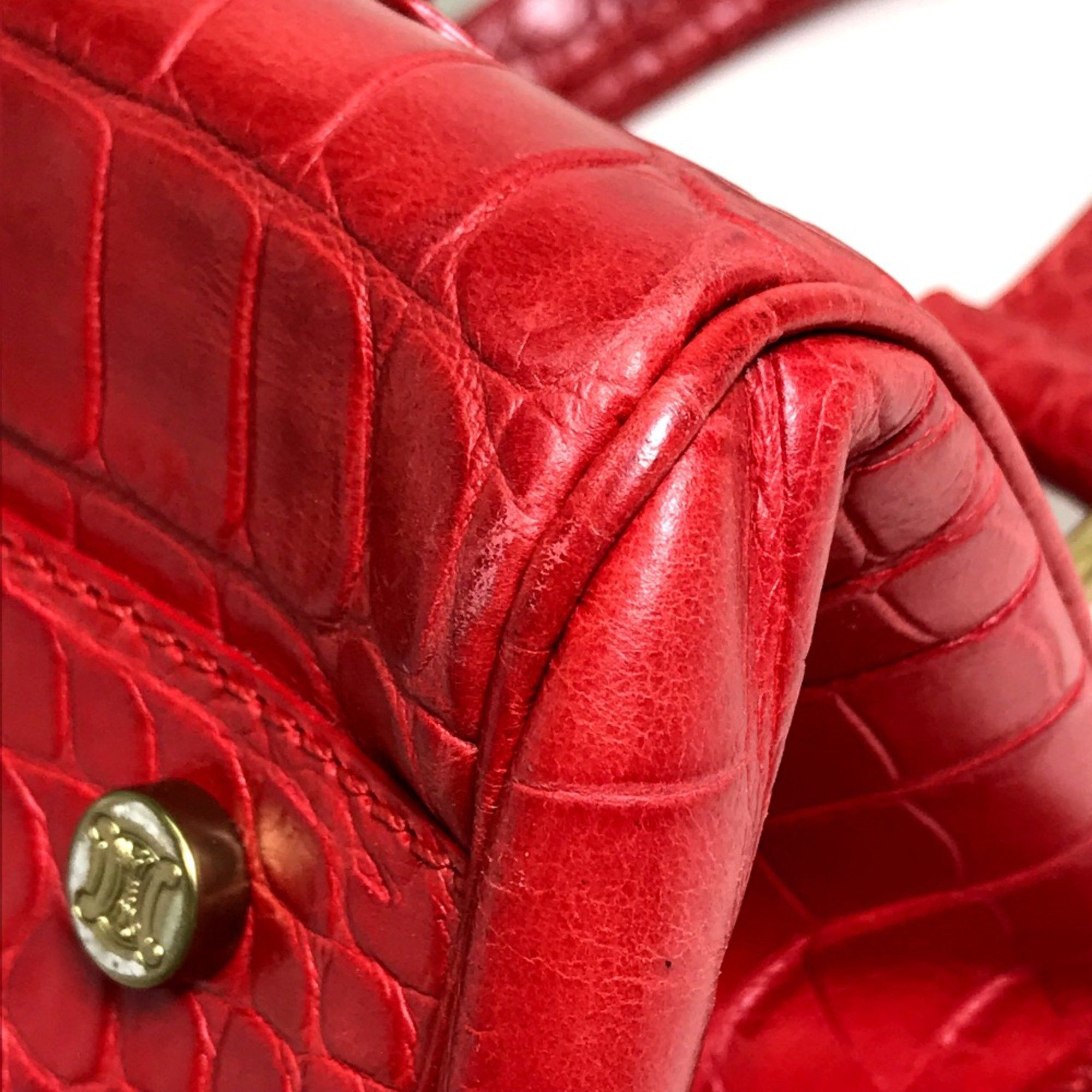 Celine CELINE belt Bag Hand Bag Red GoldHardware Size ONE SIZE - 4 Thumbnail