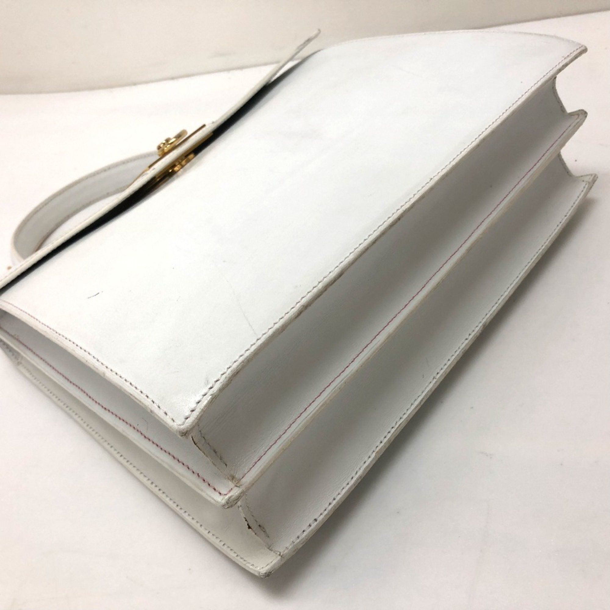 Celine CELINE vintage Bag Tote Bag Hand Bag White Size ONE SIZE - 12 Thumbnail