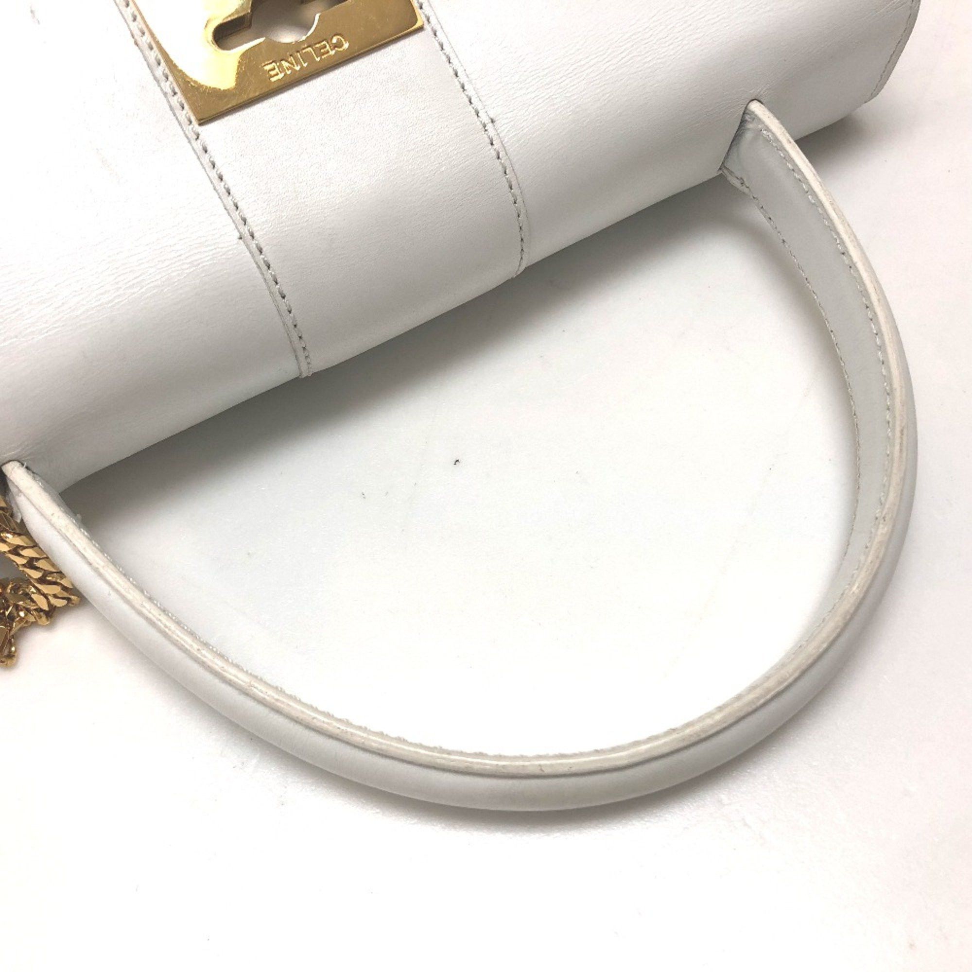 Celine CELINE vintage Bag Tote Bag Hand Bag White Size ONE SIZE - 3 Thumbnail