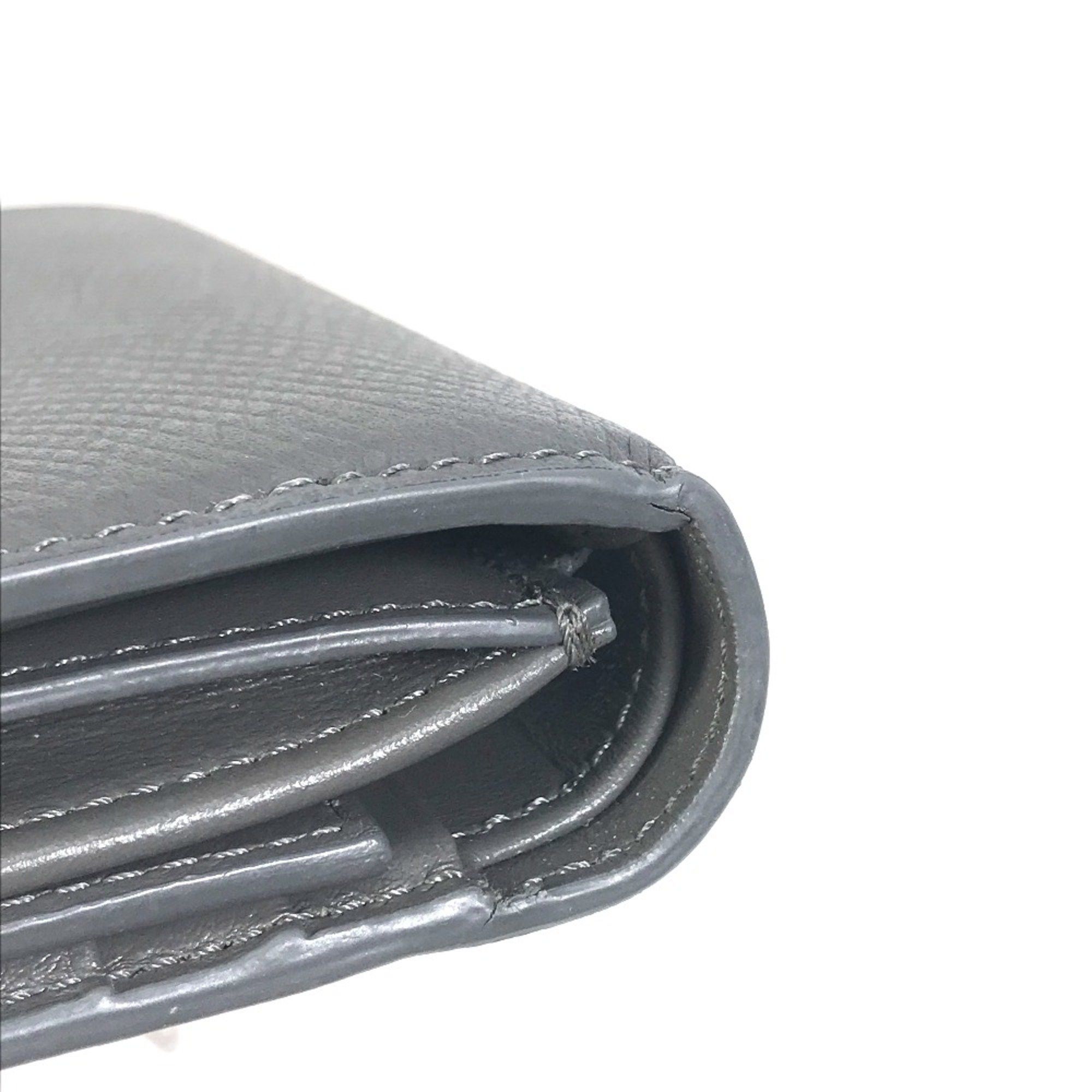 Celine CELINE 10H263BRU.10GV Bicolor Compact Trifold wallet Gray x pink Size ONE SIZE - 6 Thumbnail